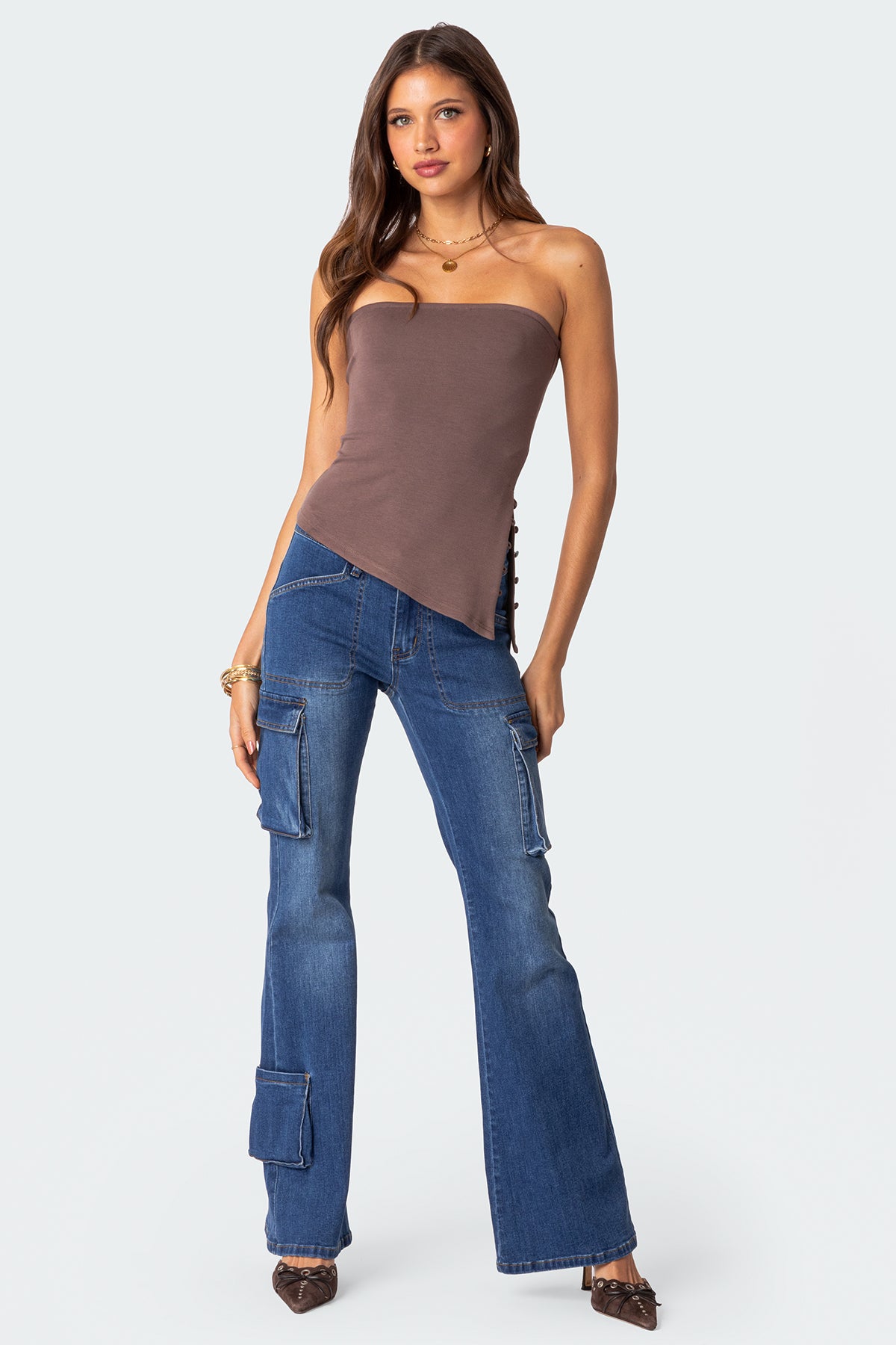 Silvia Asymmetric Hem Top-Milans Time