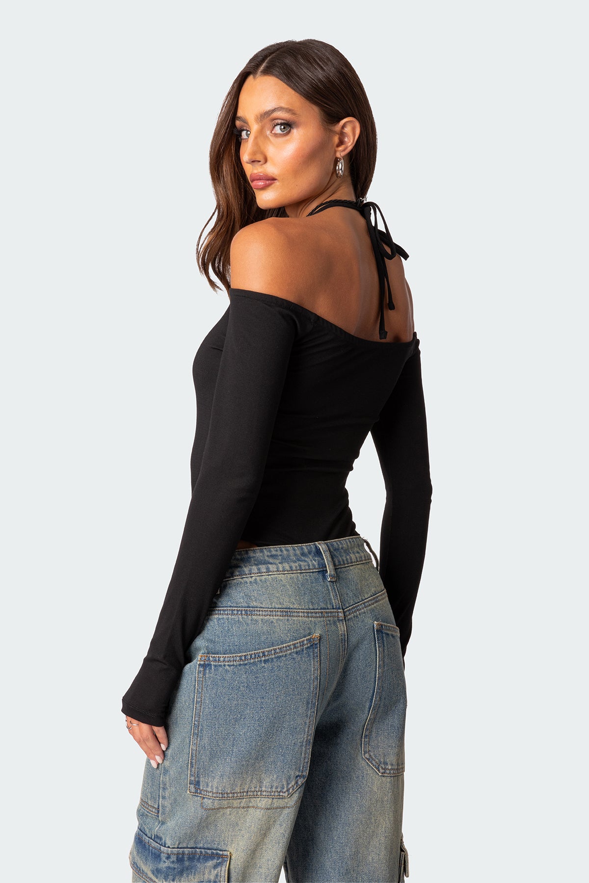 Model Off Duty Ribbed Bodysuit-Milans Time