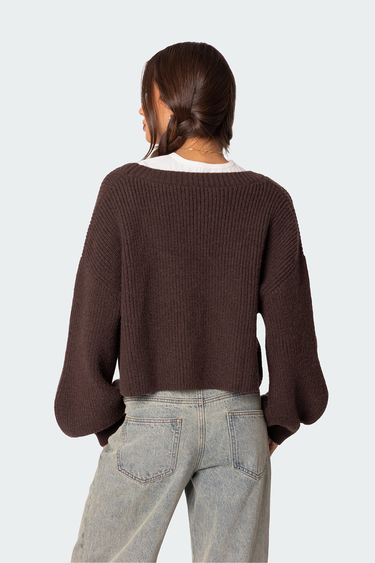 Sabrina Chunky Knit Cropped Cardigan-Milans Time