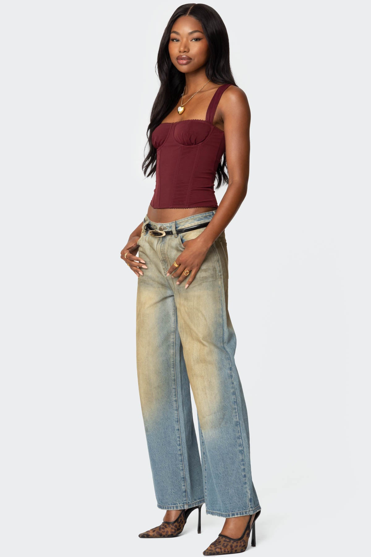 Marcella Wide Strap Corset-Milans Time