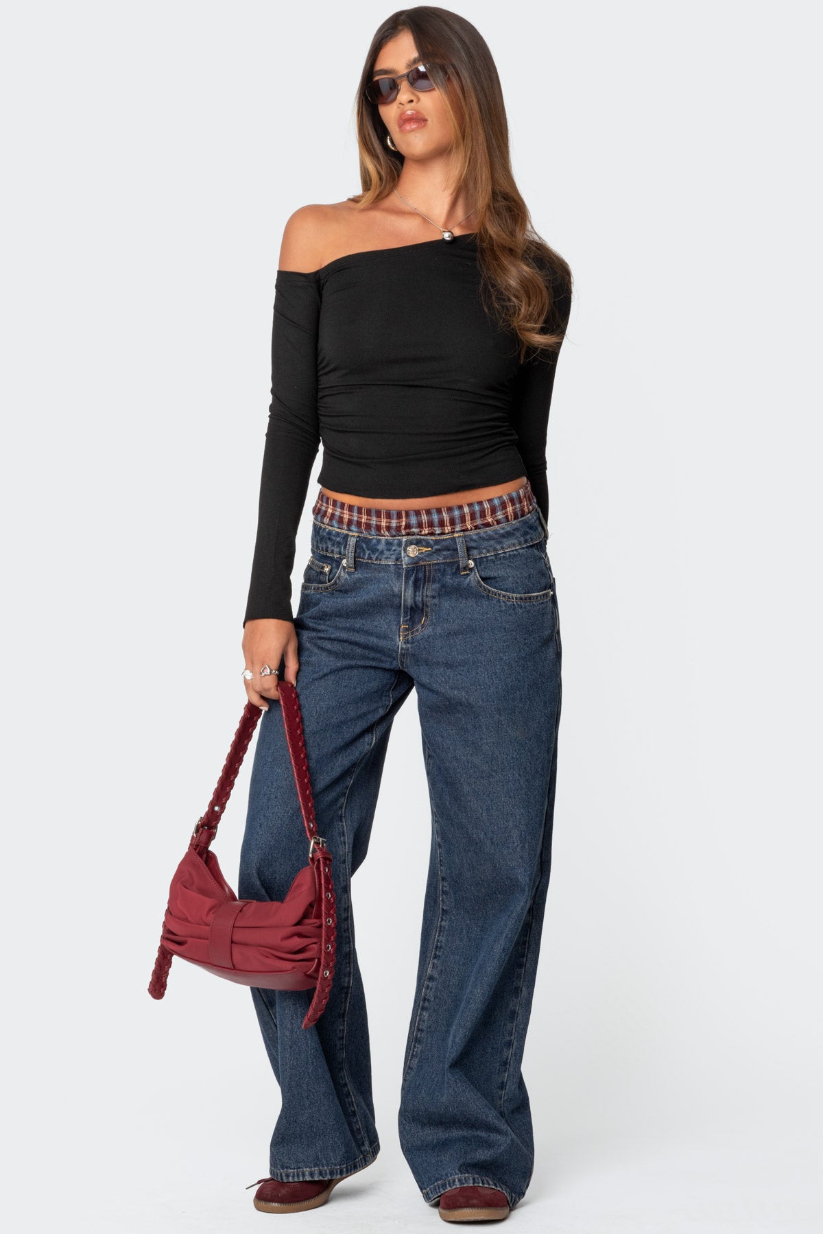 Stacie Asymmetric Long Sleeve Top-Milans Time