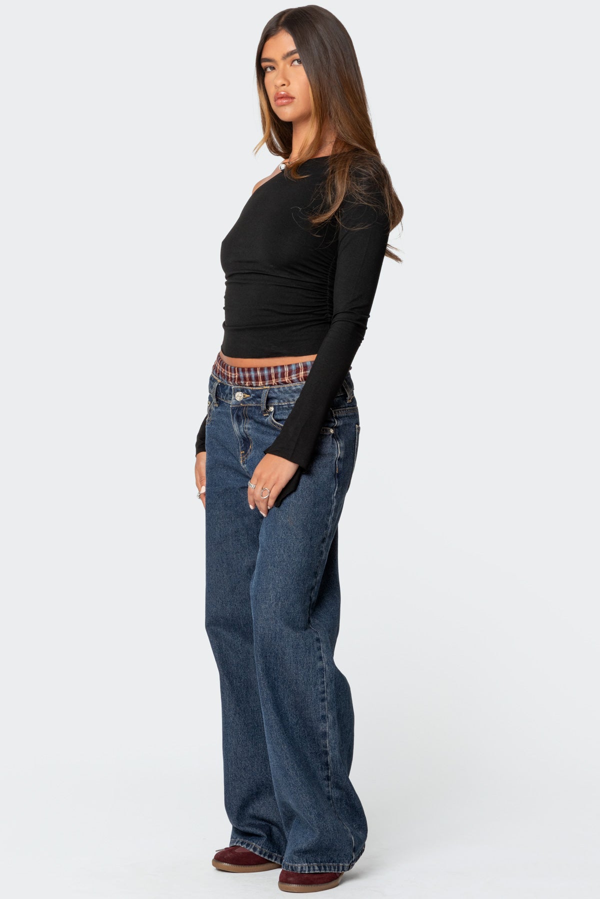 Stacie Asymmetric Long Sleeve Top-Milans Time