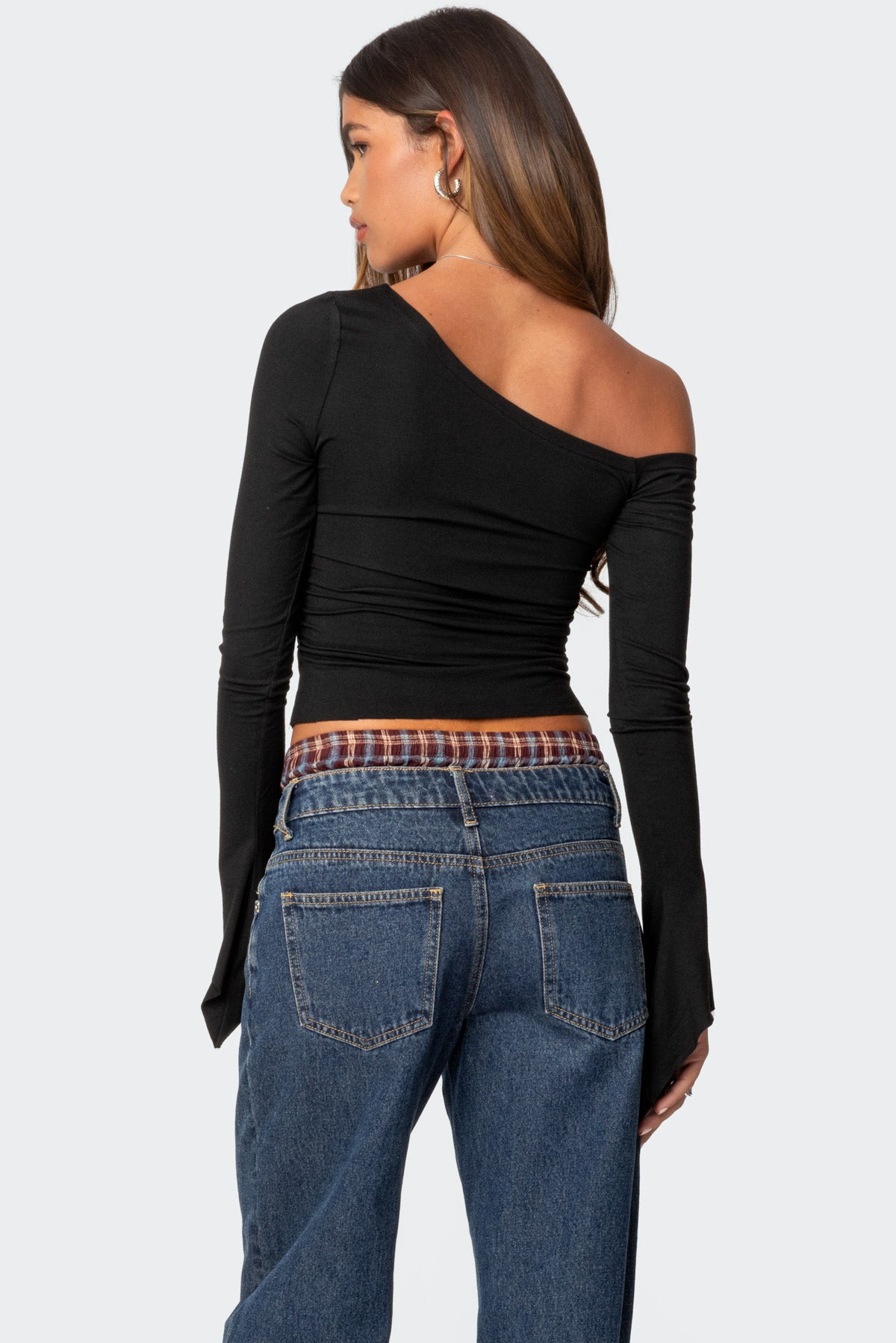 Stacie Asymmetric Long Sleeve Top-Milans Time