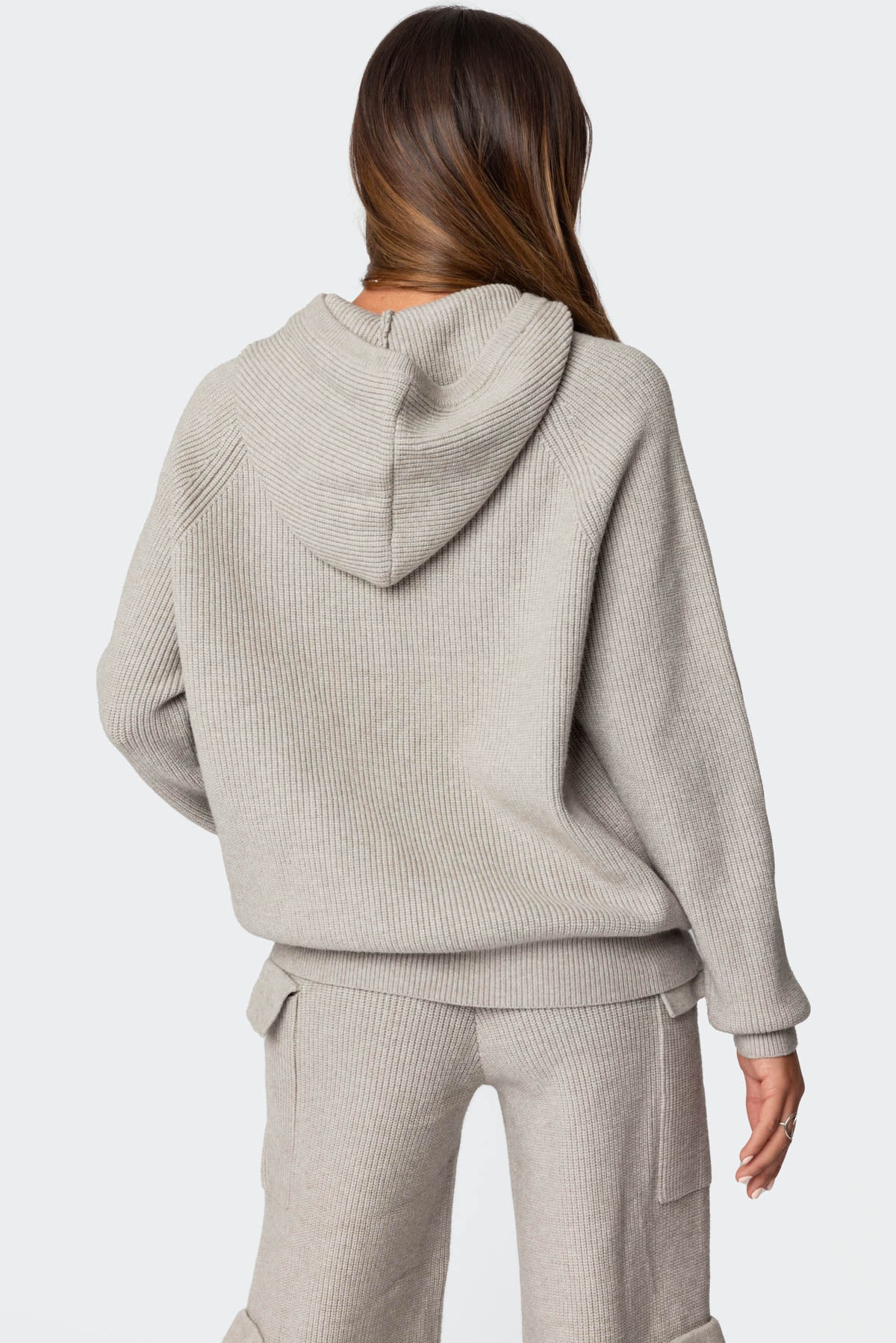 Wynter Oversized Knit Hoodie-Milans Time