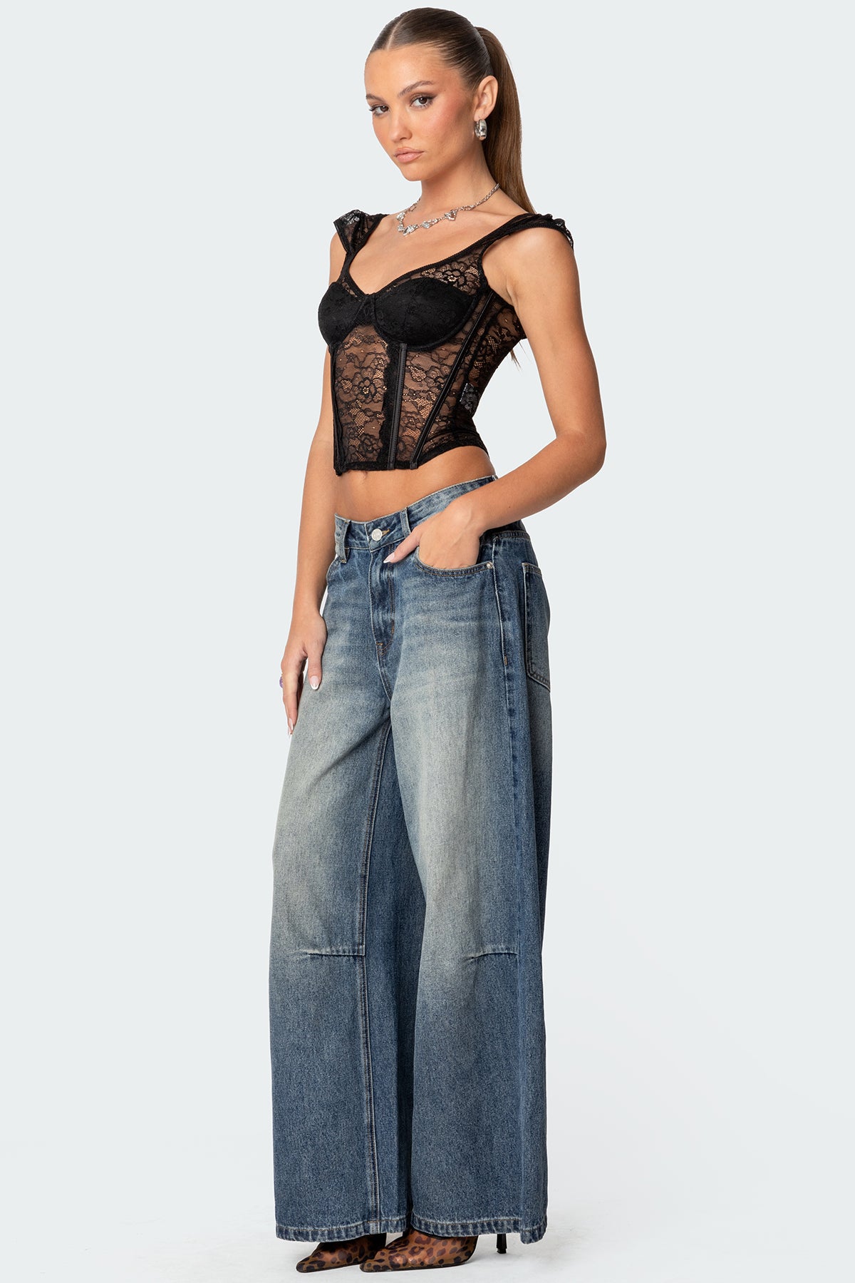 Rita Lace Corset-Milans Time