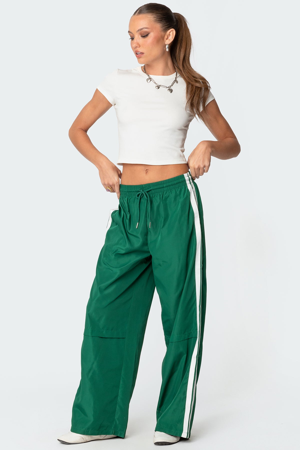 Fauna Nylon Track Pants-Milans Time