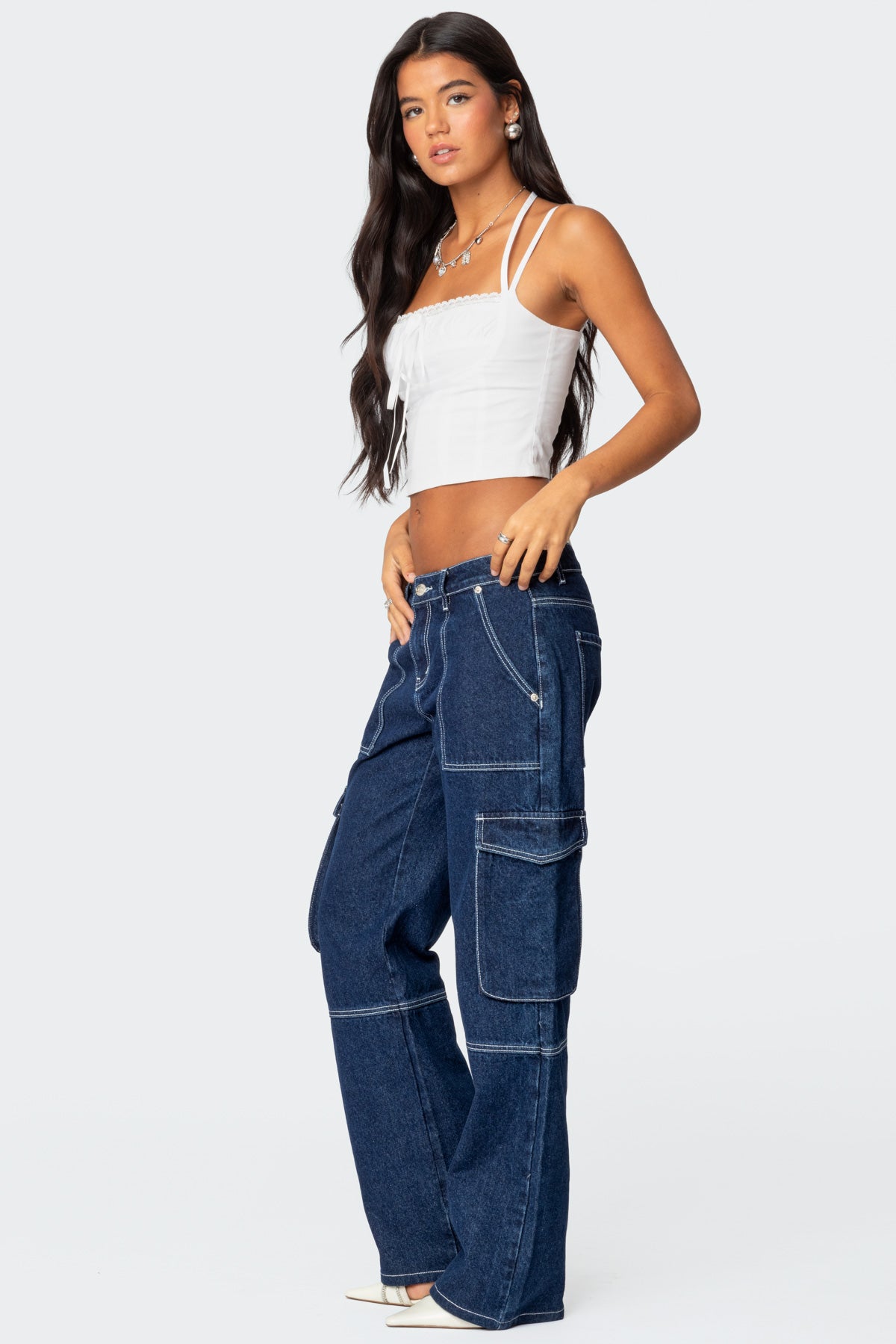 Salome Lace Up Top-Milans Time