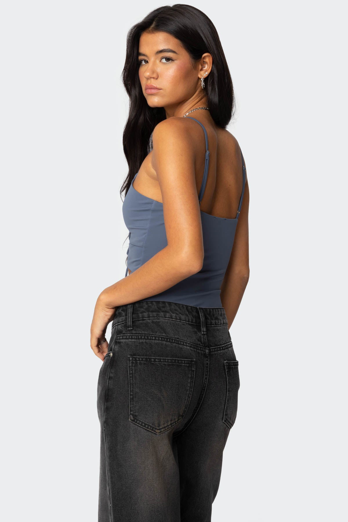 Serene Cut Out Bodysuit-Milans Time