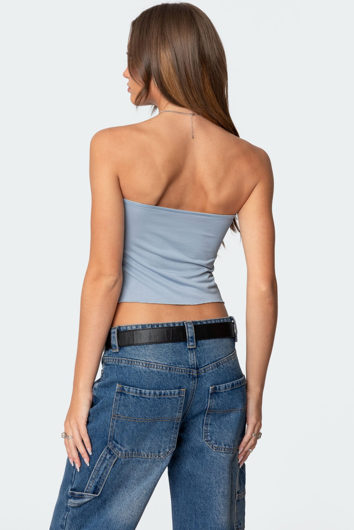 Twisted Split Front Tube Top-Milans Time
