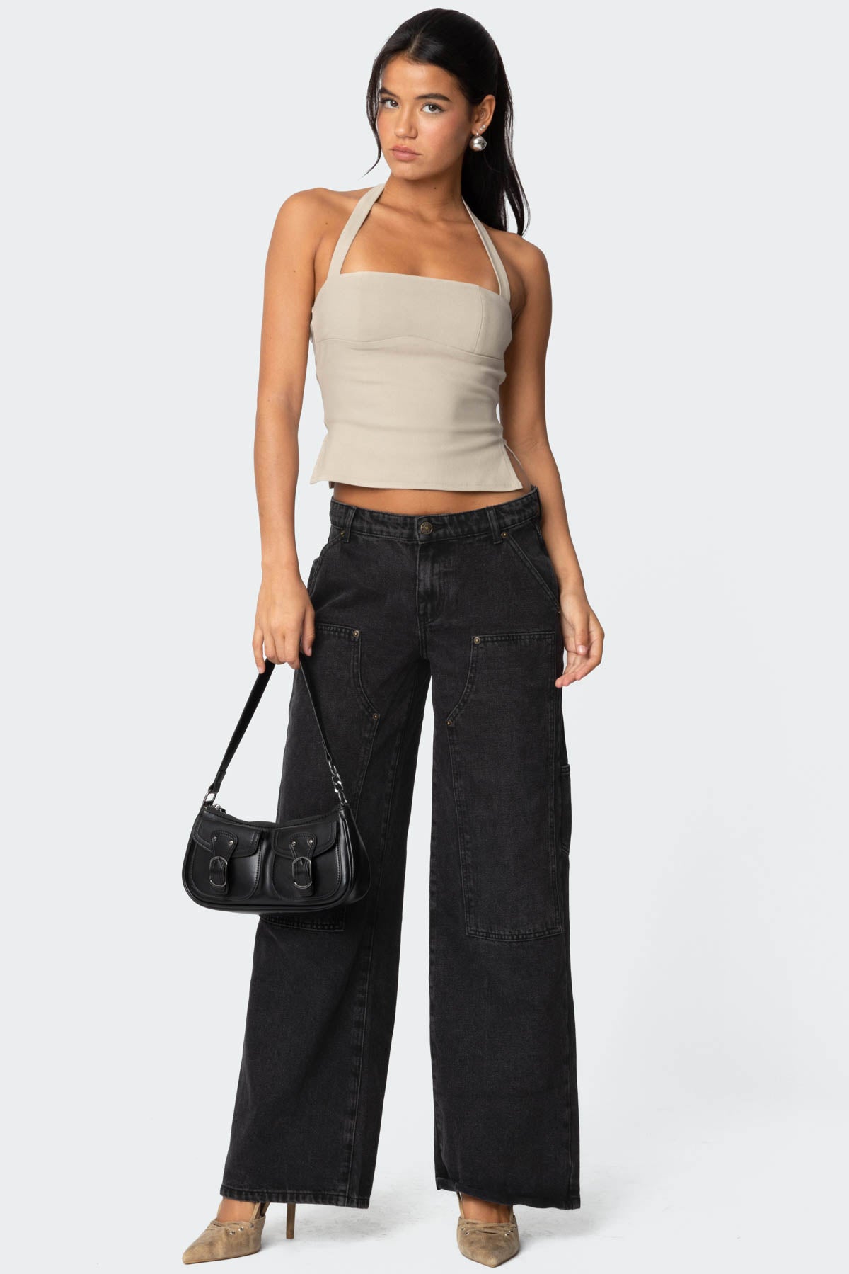 Ayla Low Rise Baggy Carpenter Jeans-Milans Time