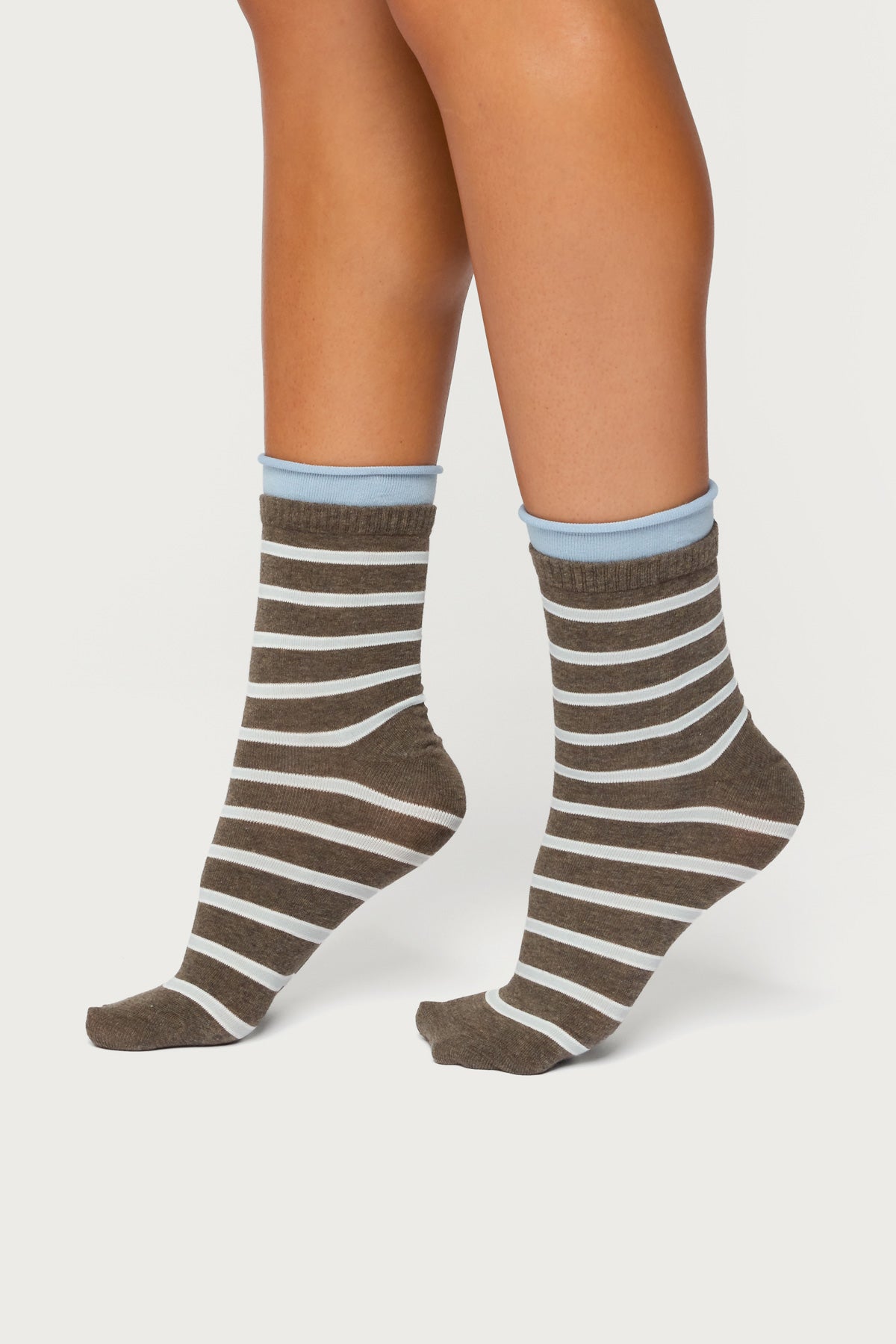 Striped Layered Socks-Milans Time