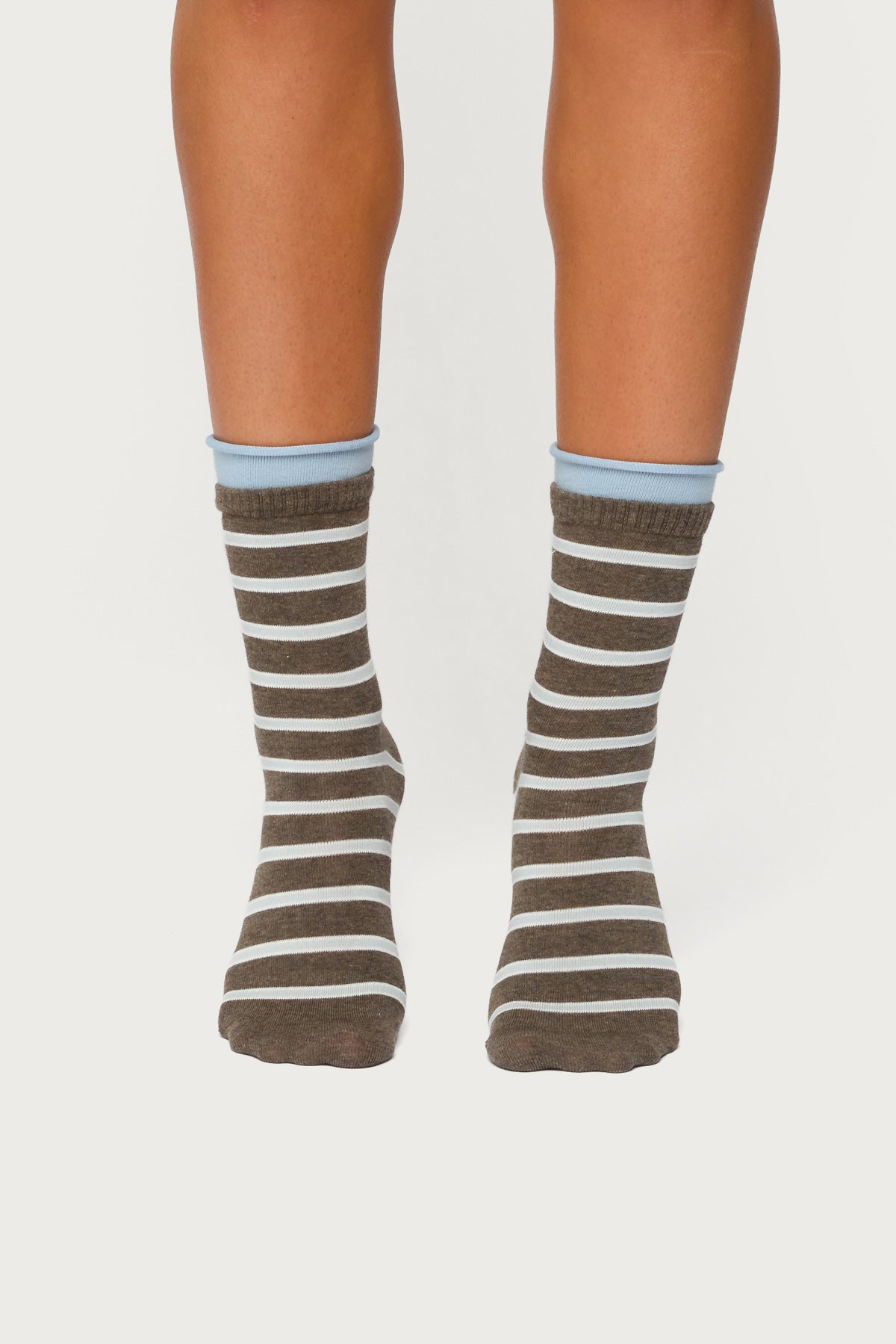 Striped Layered Socks-Milans Time