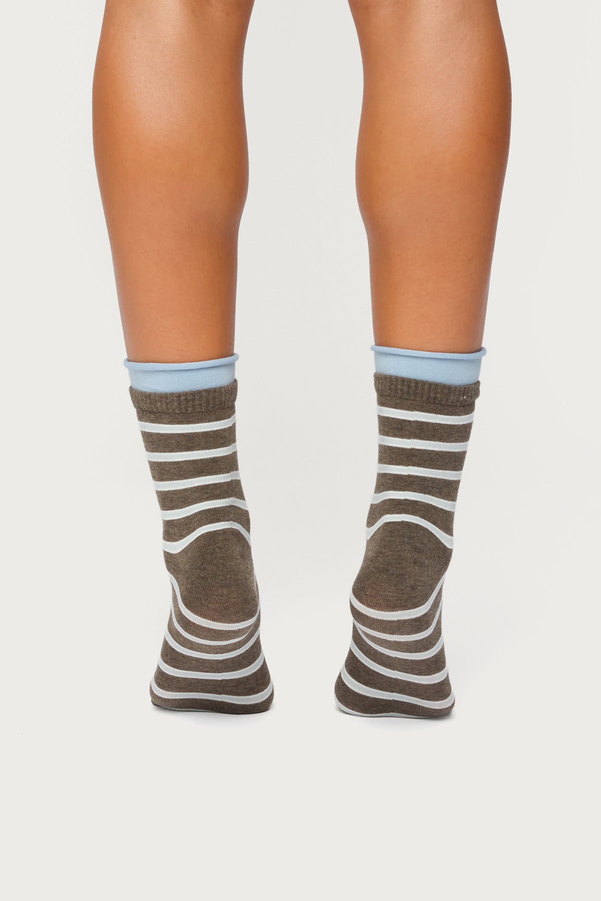 Striped Layered Socks-Milans Time