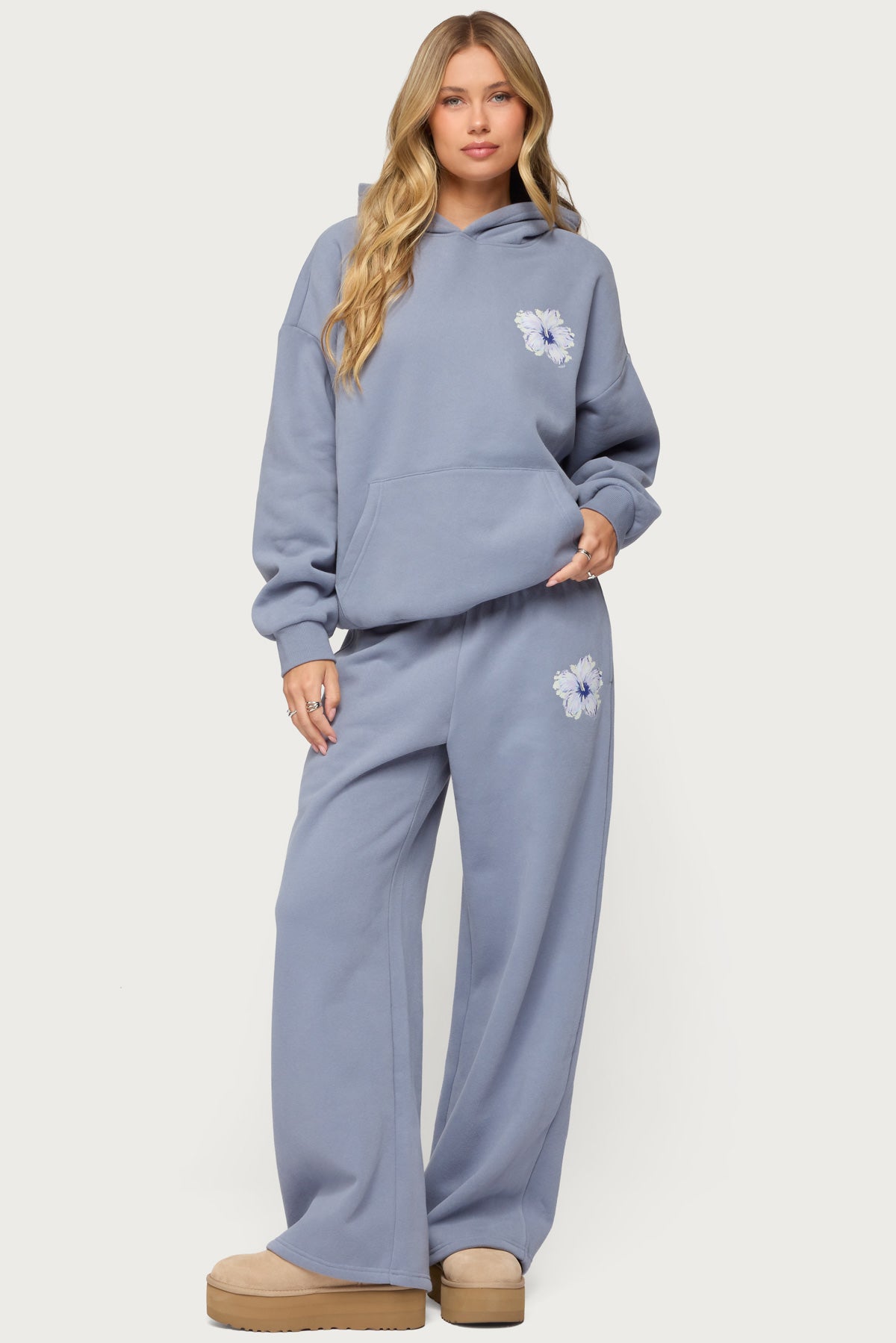 Tropical Bloom Sweatpants-Milans Time