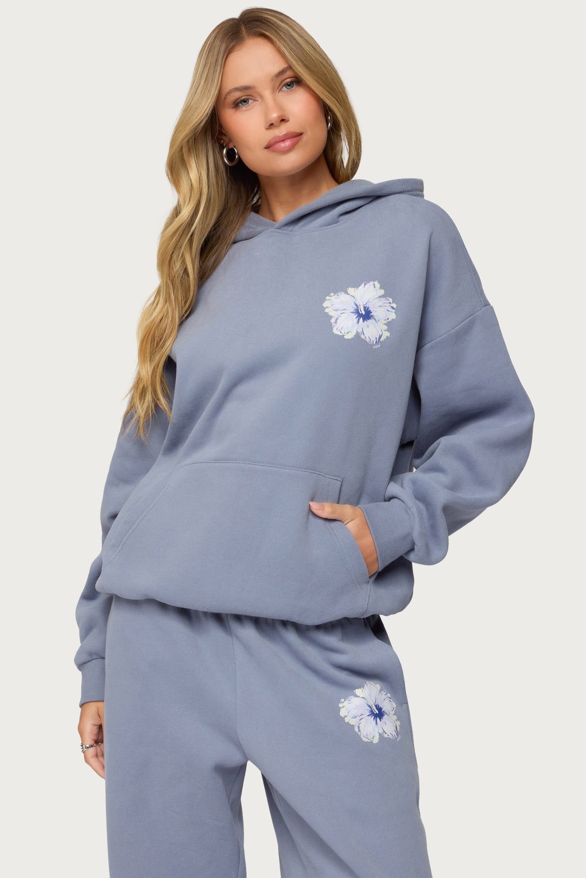 Tropical Bloom Hoodie-Milans Time