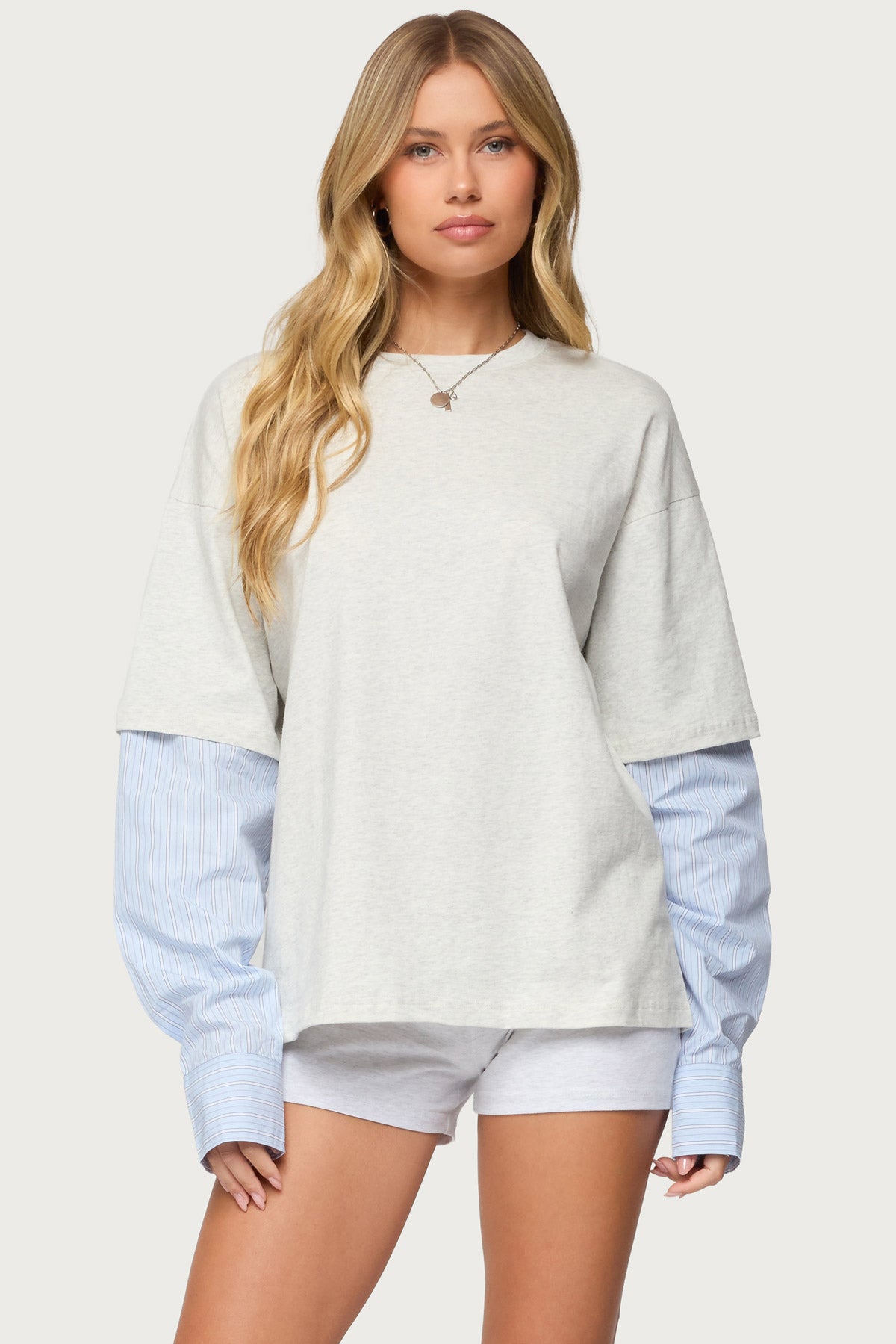 Tailor Oversized Layered Top-Milans Time