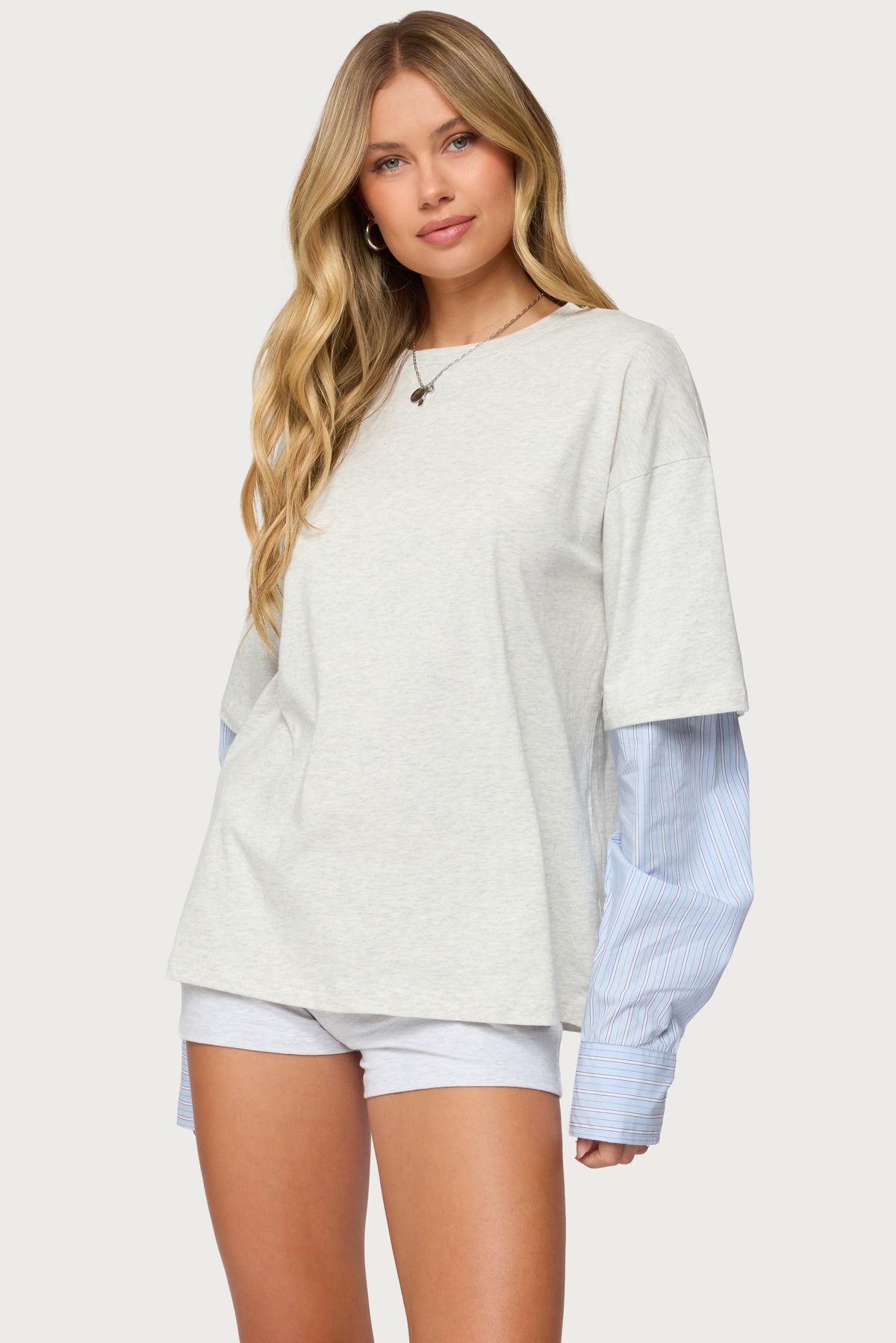 Tailor Oversized Layered Top-Milans Time
