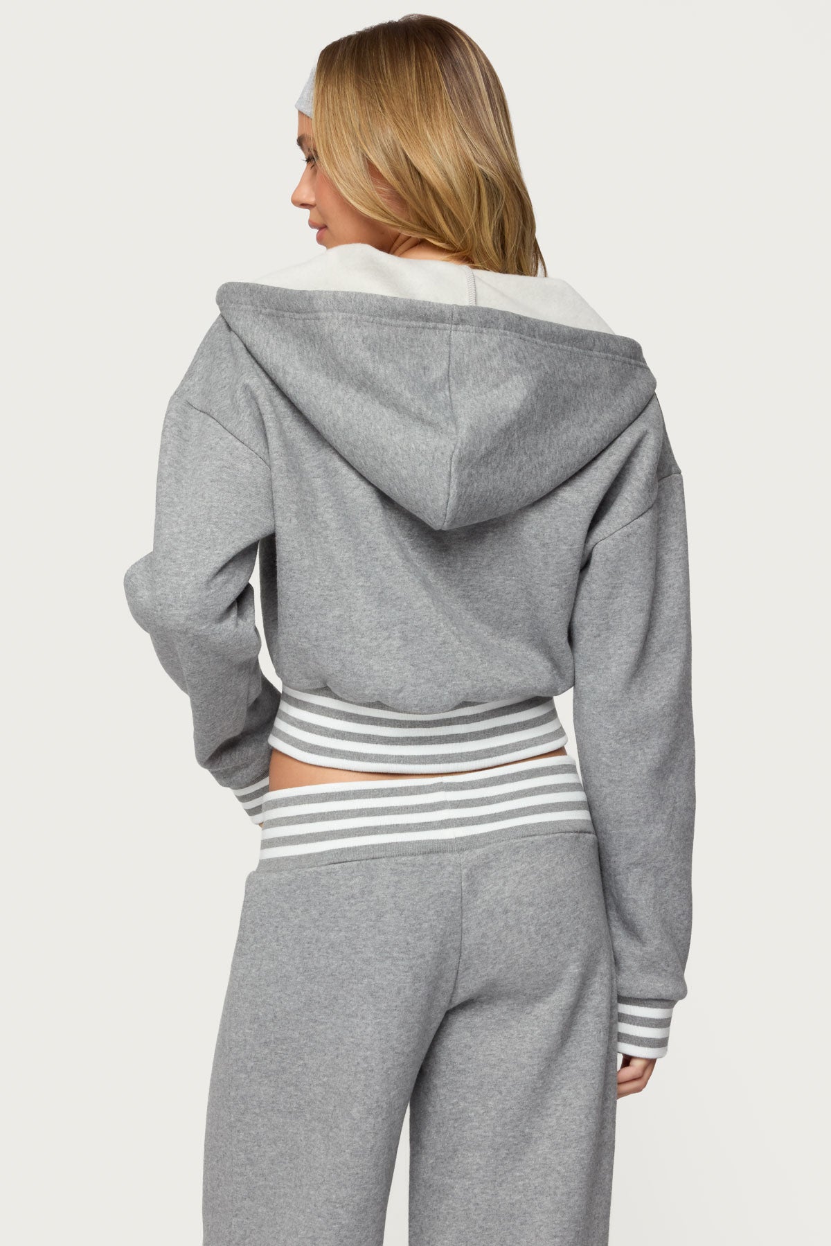 Eloura Stripey Zip Up Hoodie-Milans Time