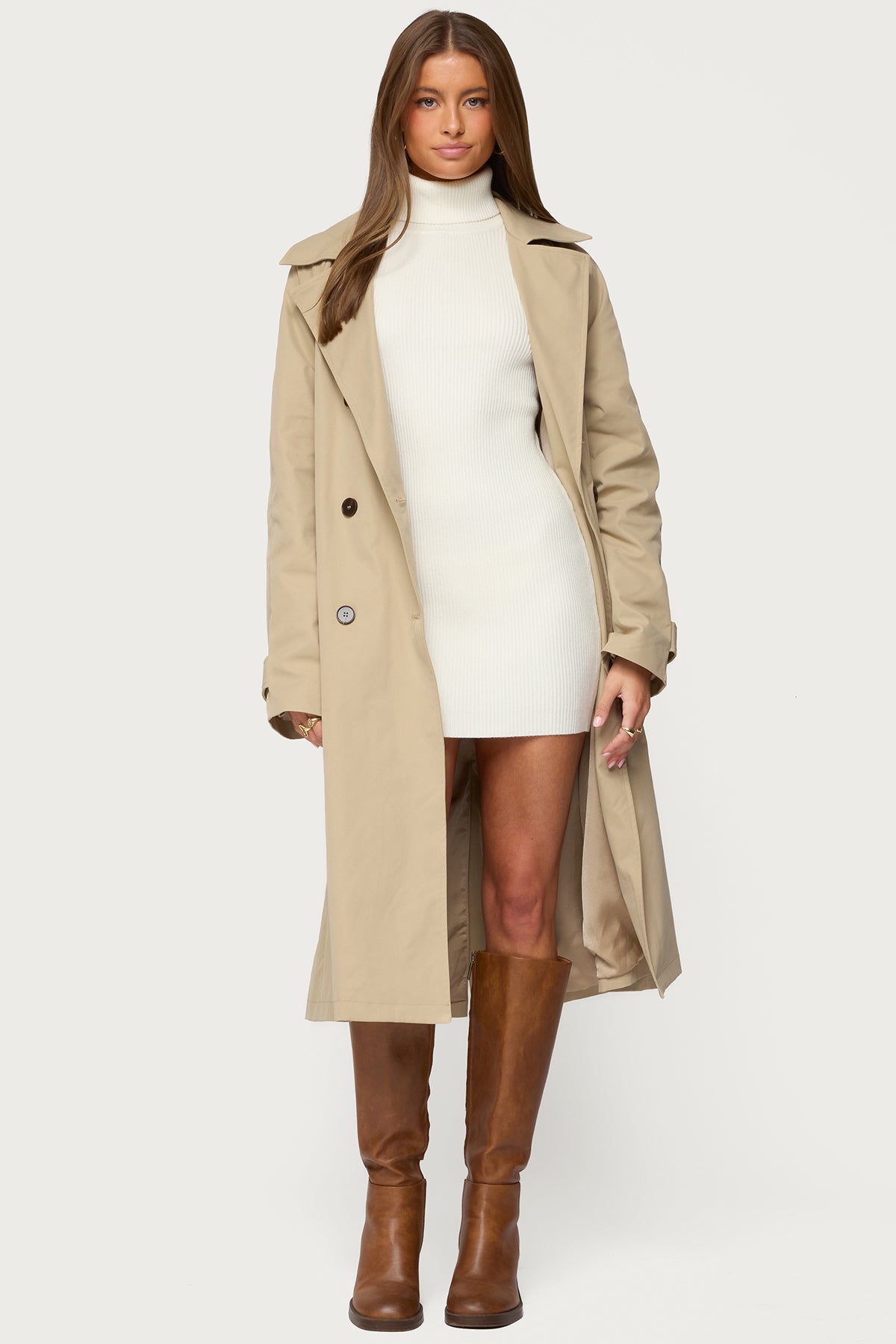 Amur Maxi Trench Coat-Milans Time