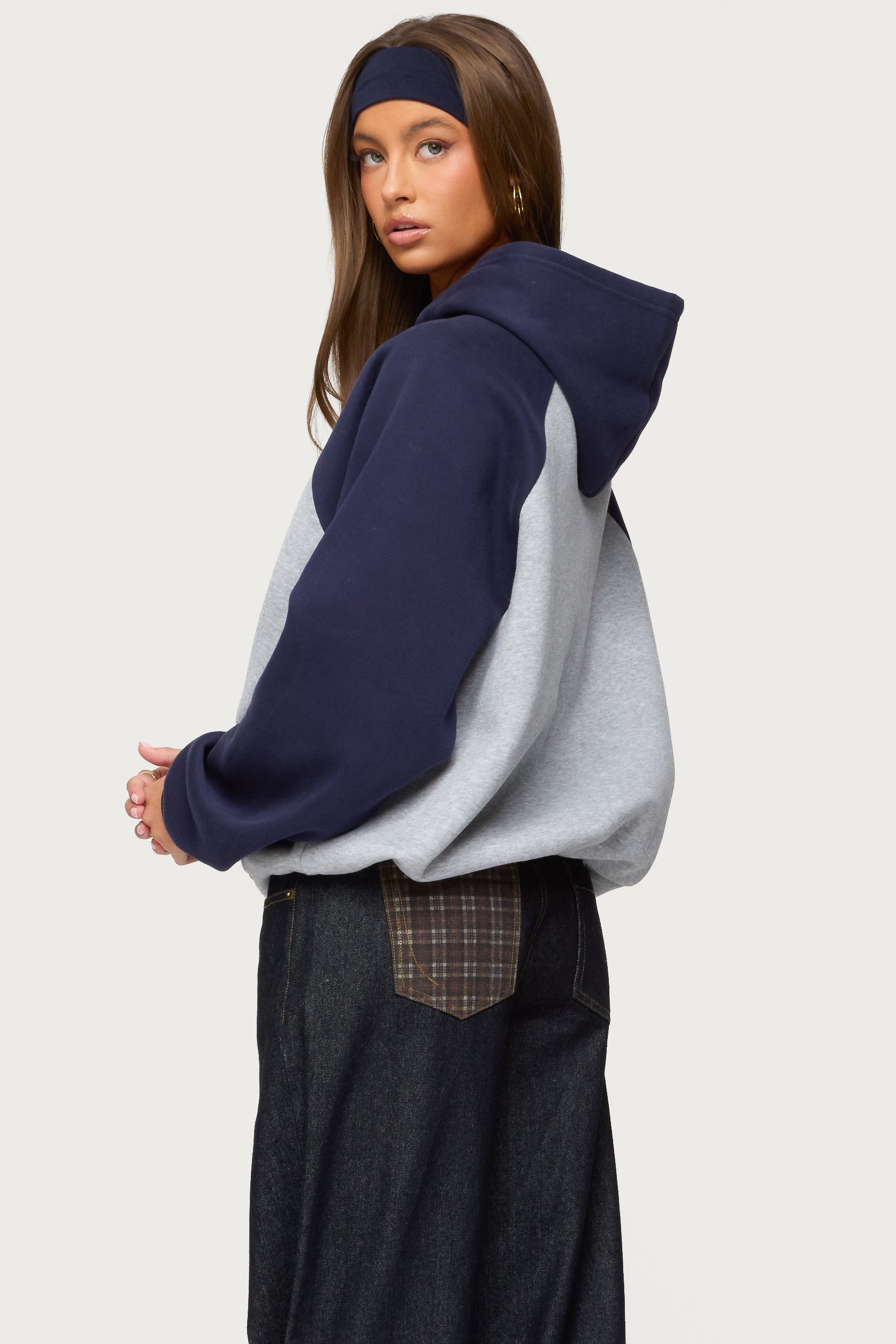 Angels Raglan Oversized Hoodie-Milans Time