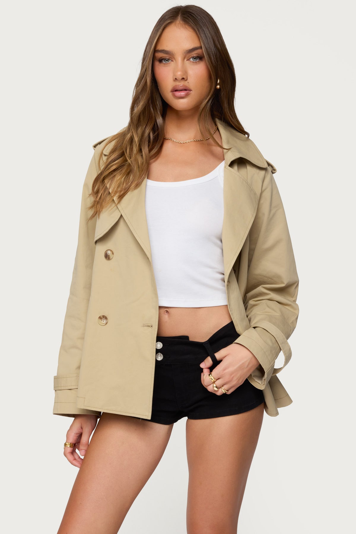 Tobie Raglan Trench Jacket-Milans Time