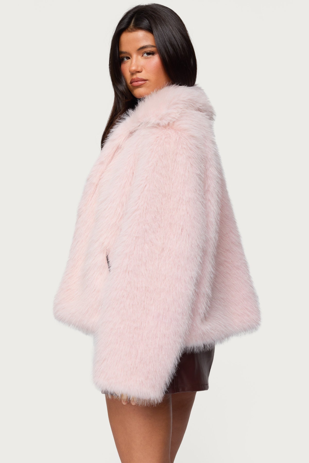 Noelle Oversized Faux Fur Jacket-Milans Time