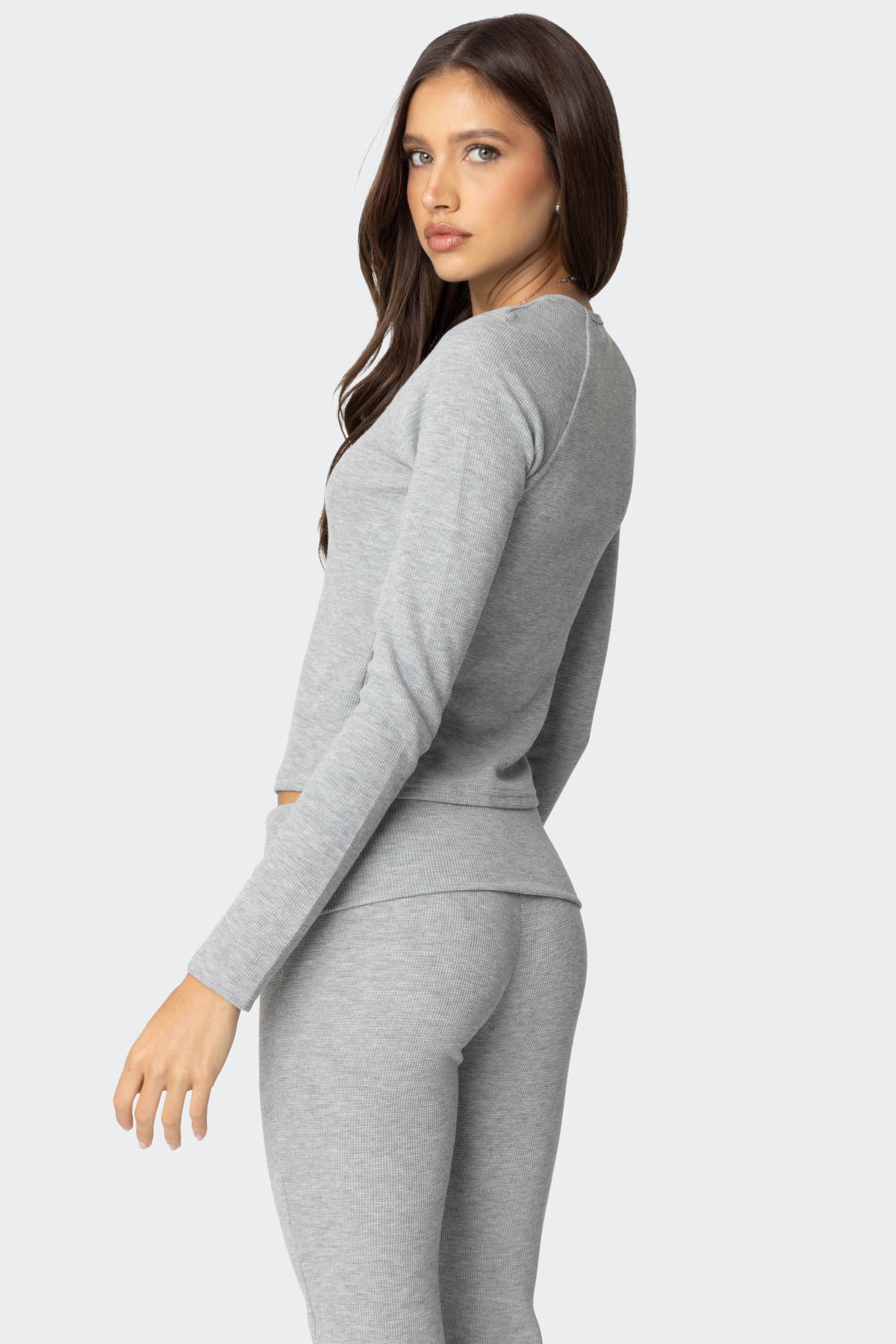 Sab Waffle Knit Top-Milans Time