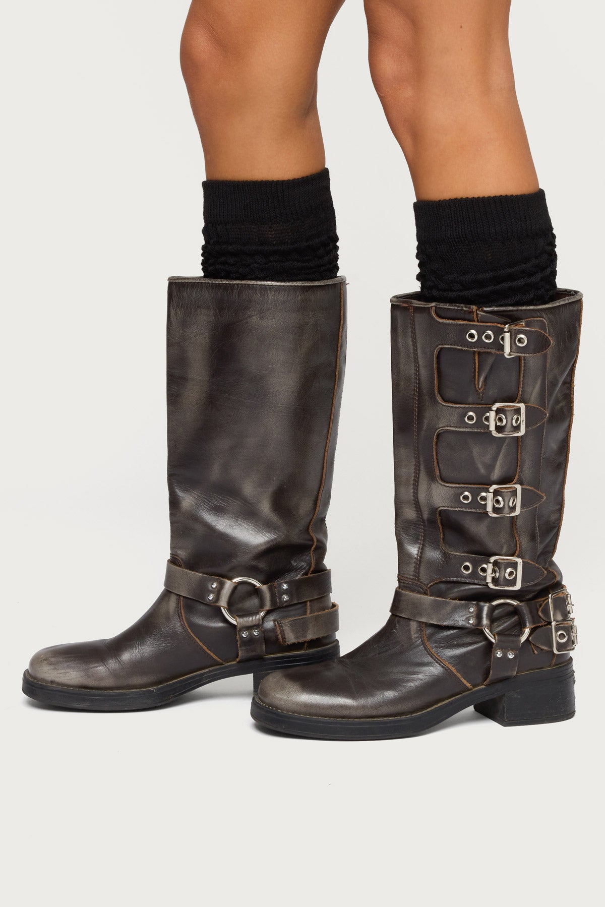 Knee High Scrunch Socks-Milans Time