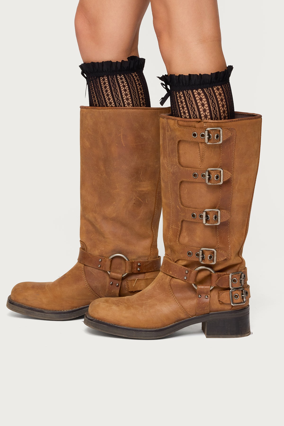 Sheer Lace Socks-Milans Time