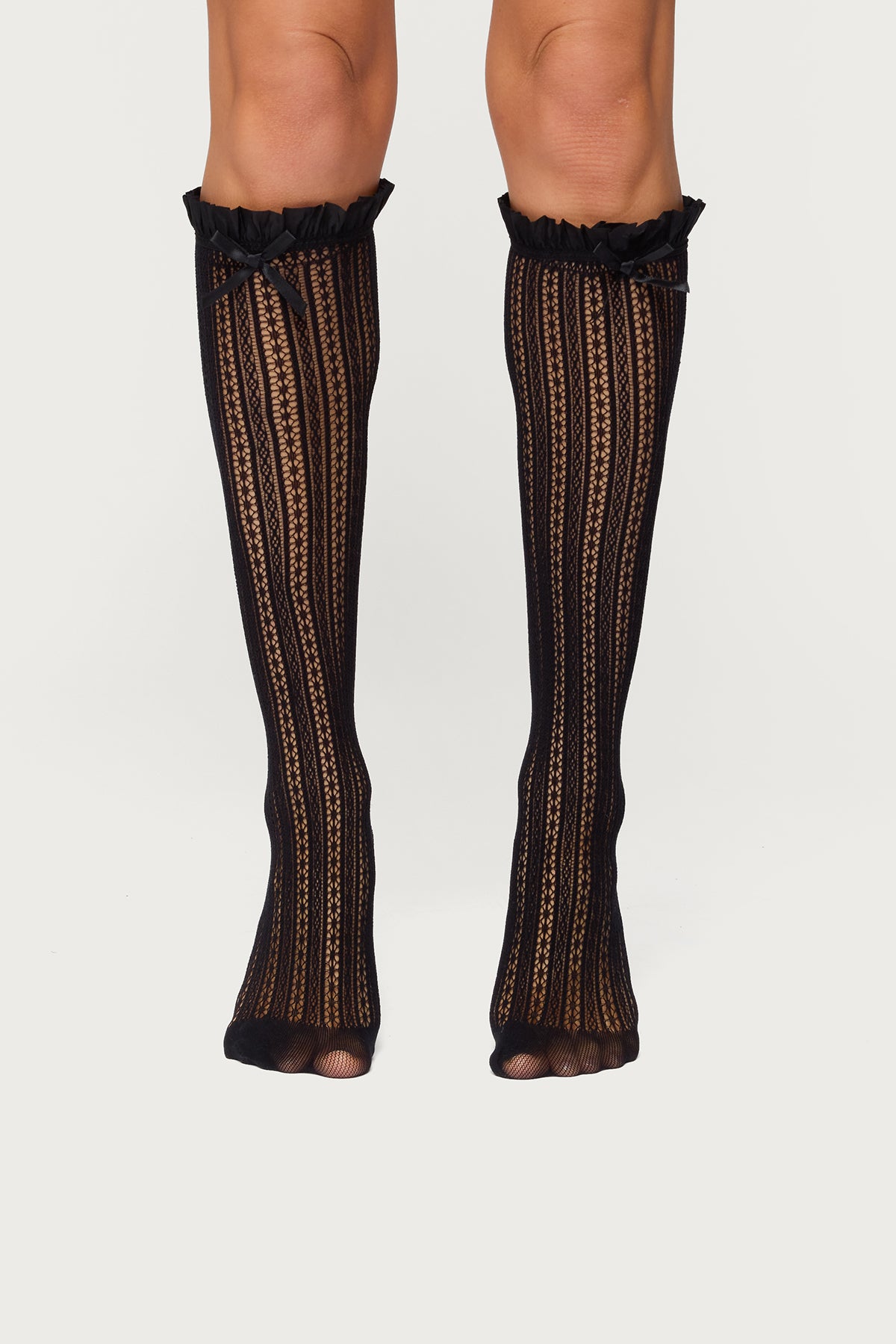 Sheer Lace Socks-Milans Time