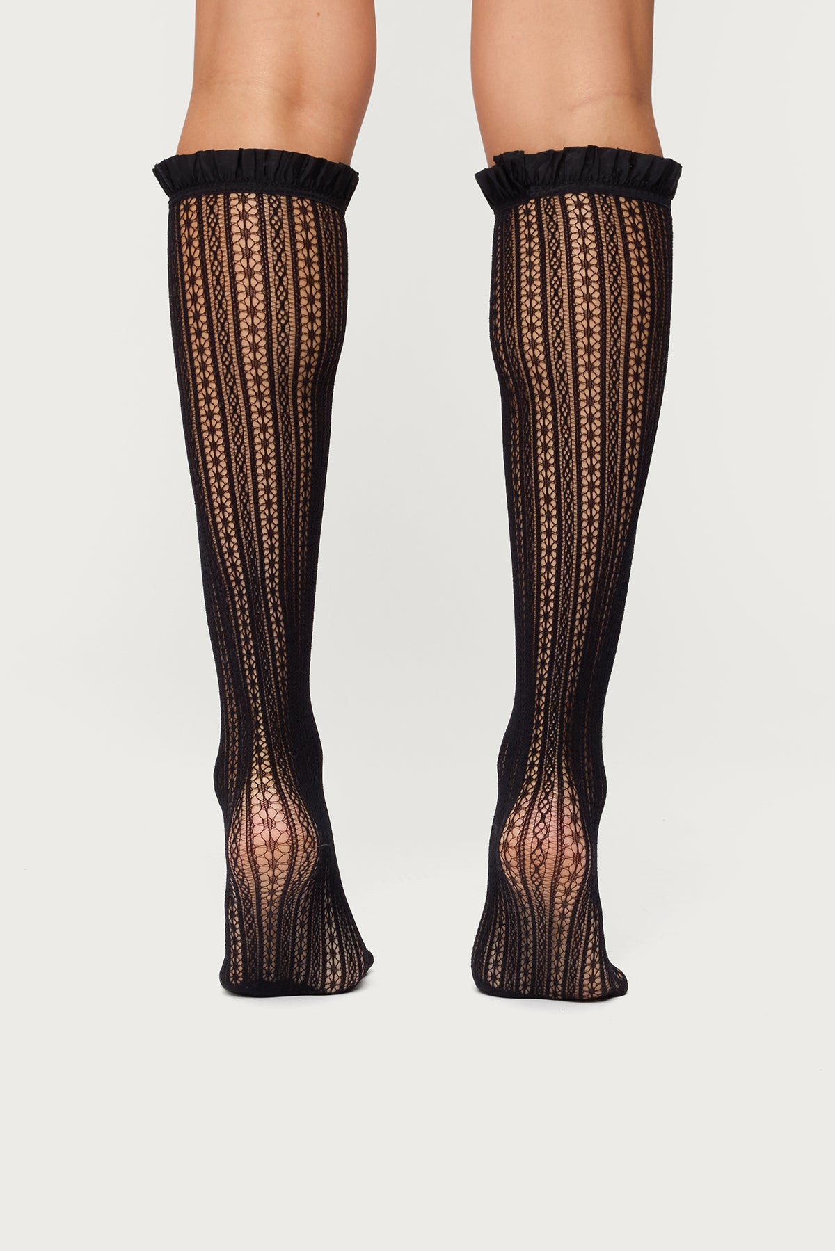 Sheer Lace Socks-Milans Time