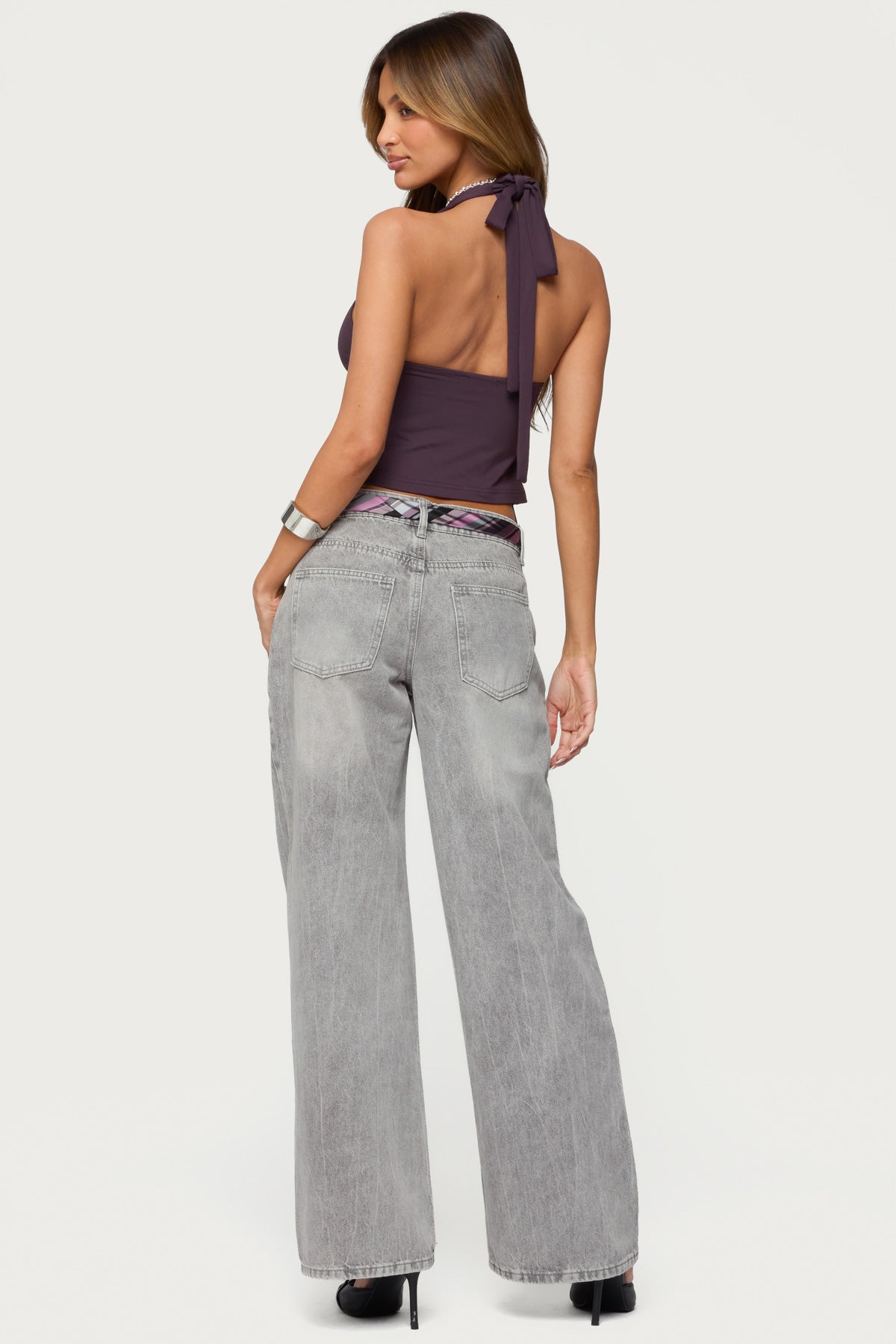 Prima Twisted Split Front Halter Top-Milans Time