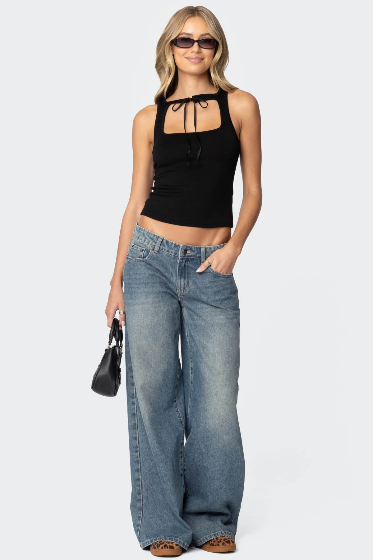 Isabetta Tie Front Top-Milans Time