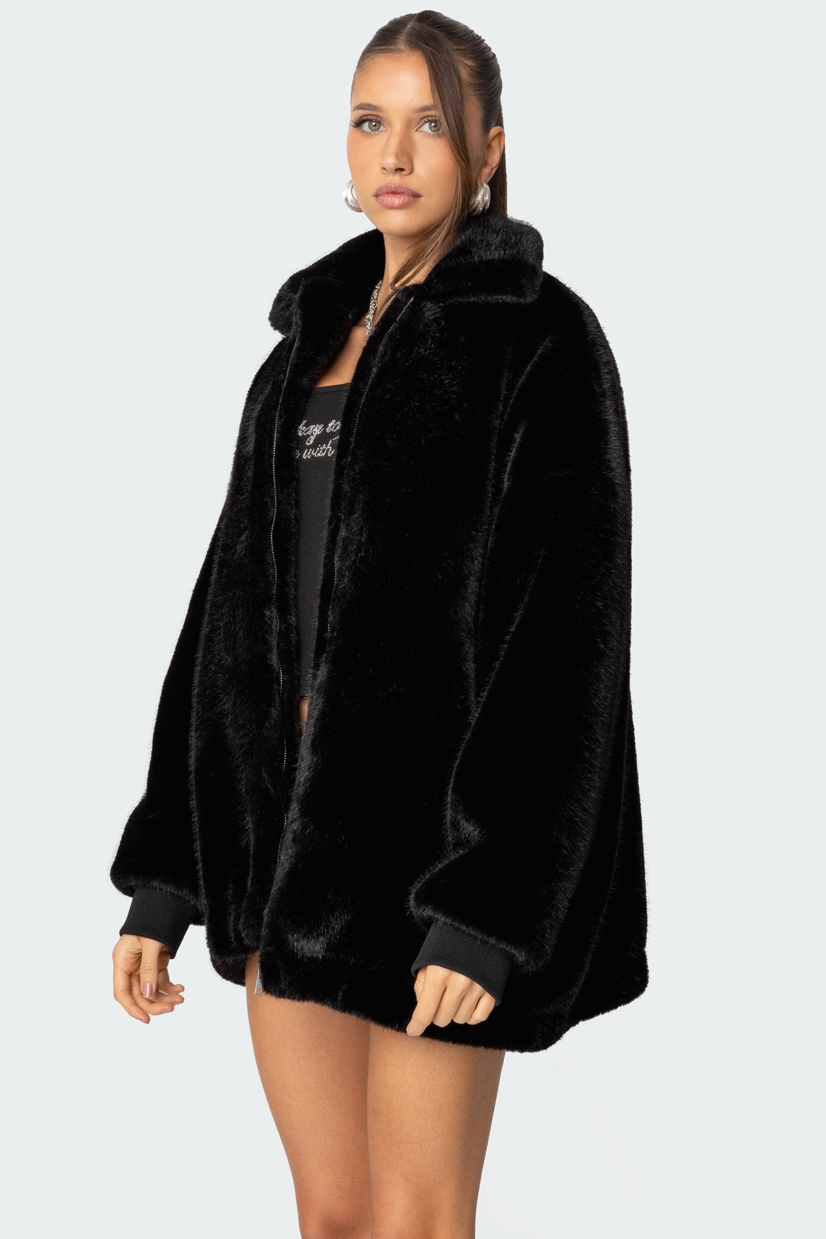Taylor Oversized Faux Fur Jacket-Milans Time