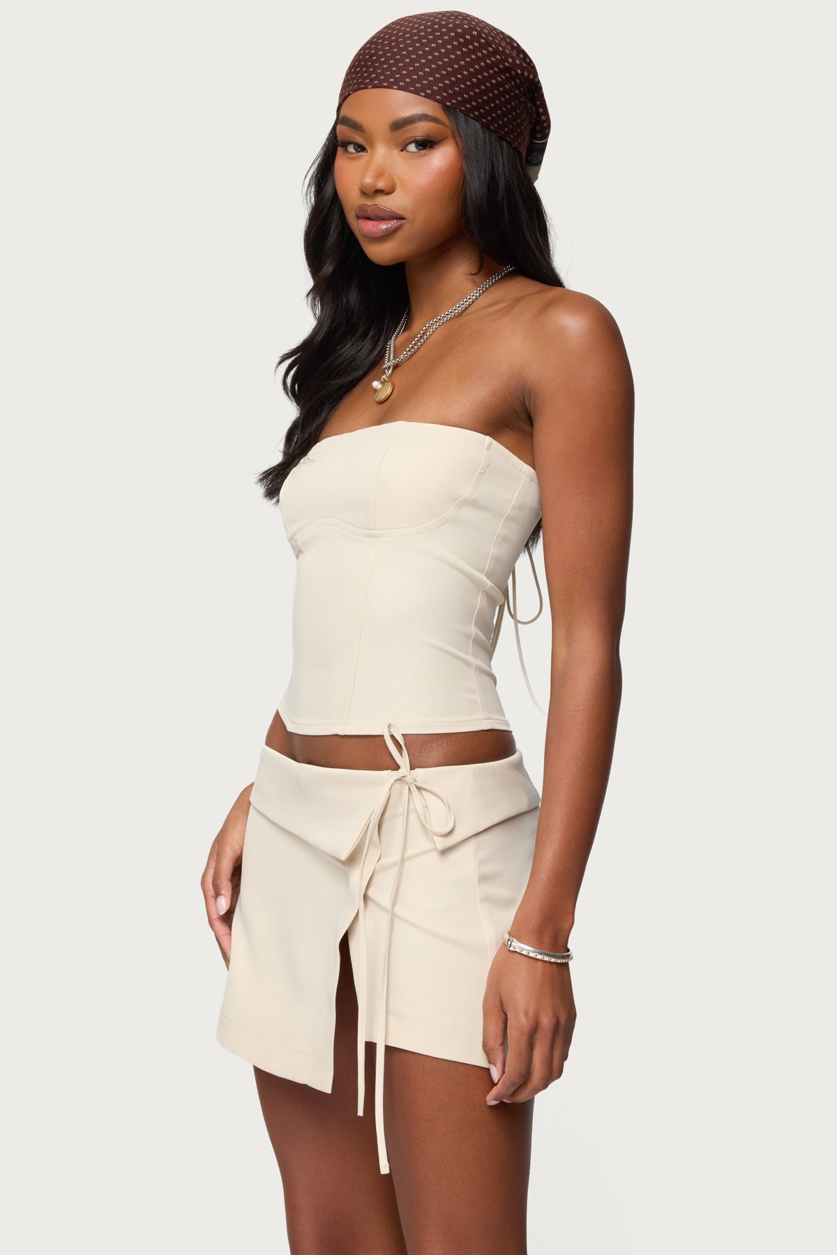 Selena Lace Up Corset-Milans Time