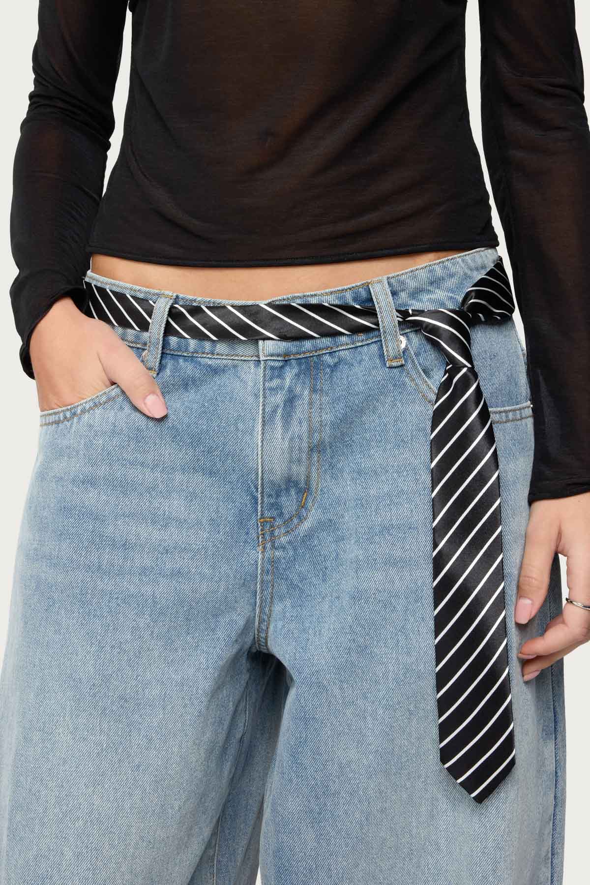 Striped Tie-Milans Time