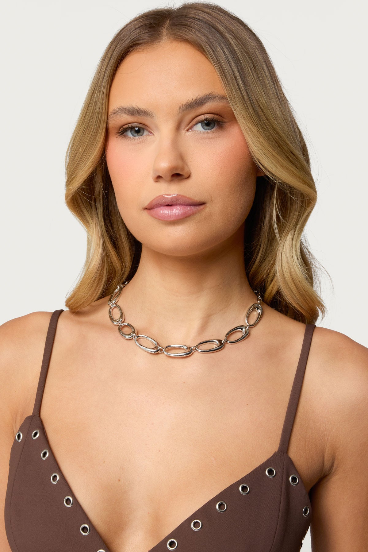 Oval Chain Necklace-Milans Time