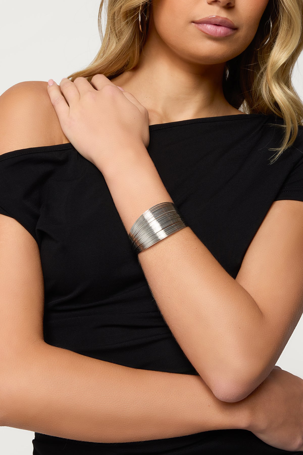 Layered Wire Cuff Bracelet-Milans Time