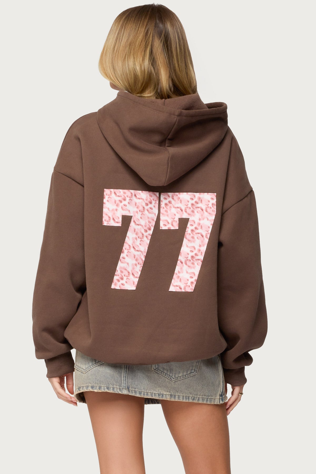 Leopard 77 Oversized Hoodie-Milans Time