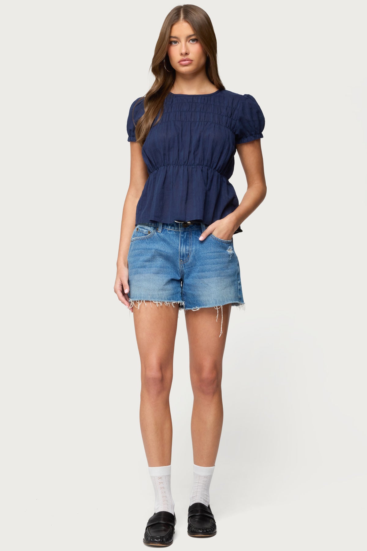 Maricella Gathered Tiered Top-Milans Time