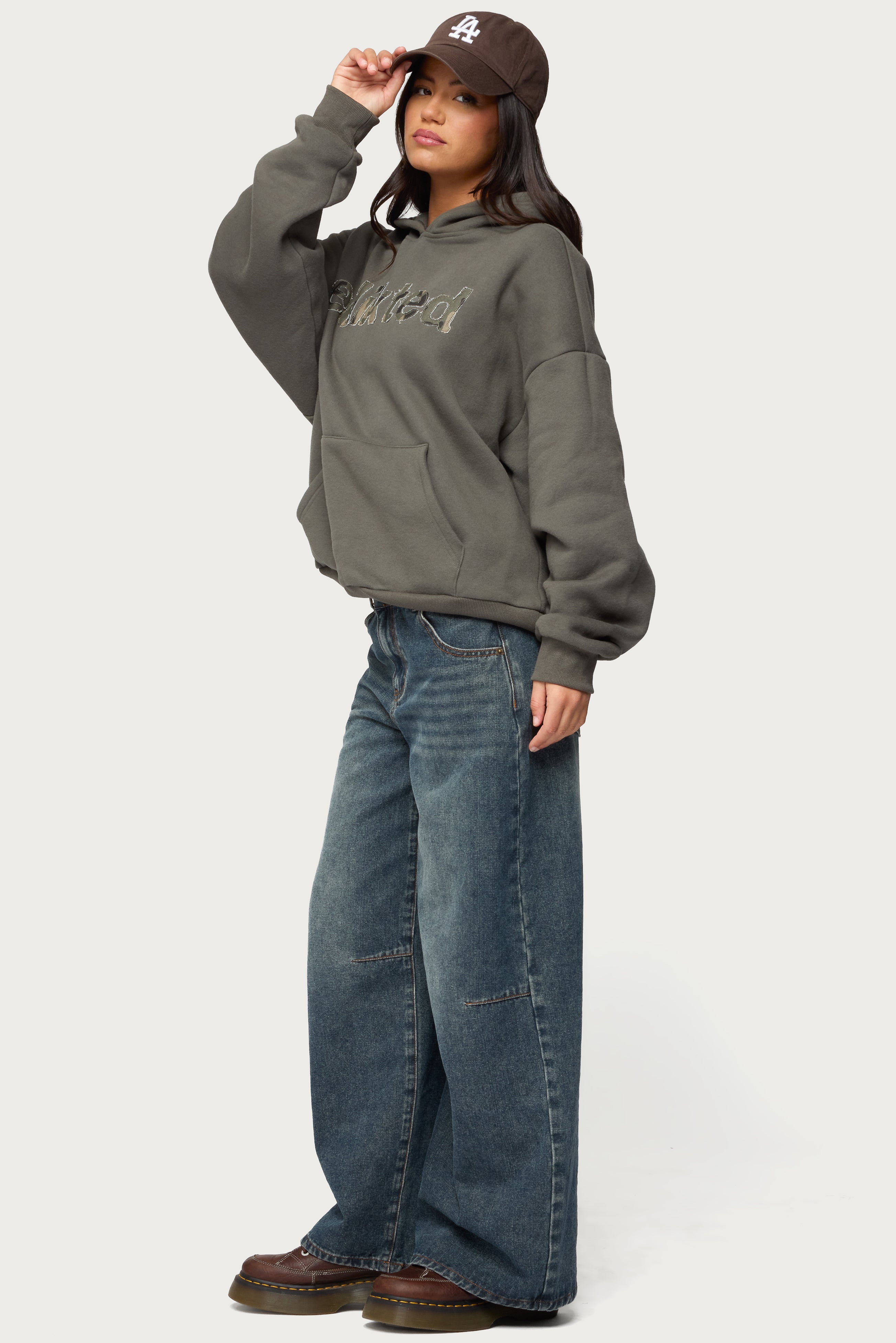 Camo Cutie Milans Time Oversized Hoodie-Milans Time