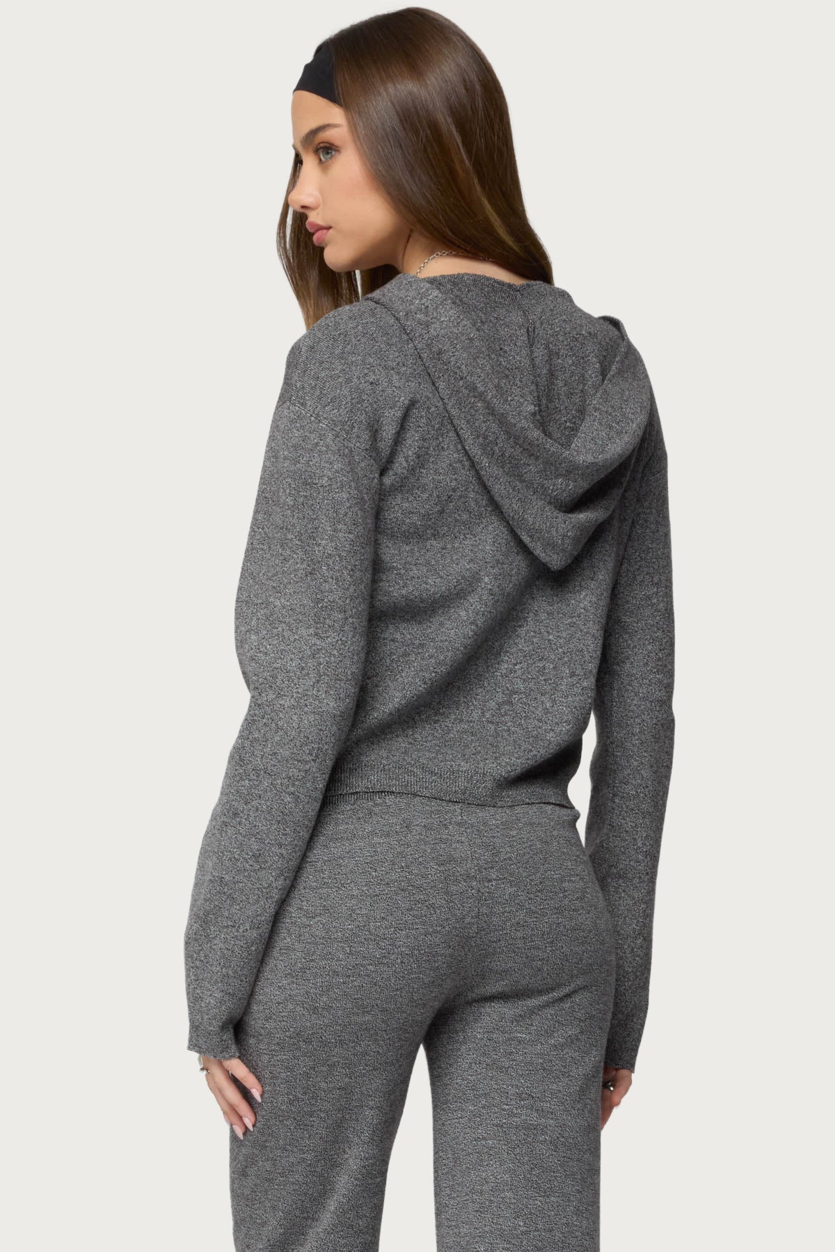 Ayah Knit Zip Up Hoodie-Milans Time