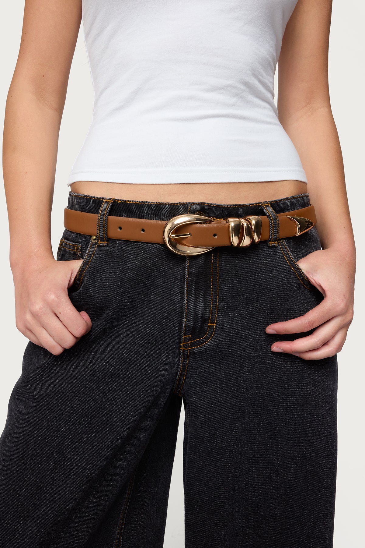 Venus Faux Leather Belt-Milans Time