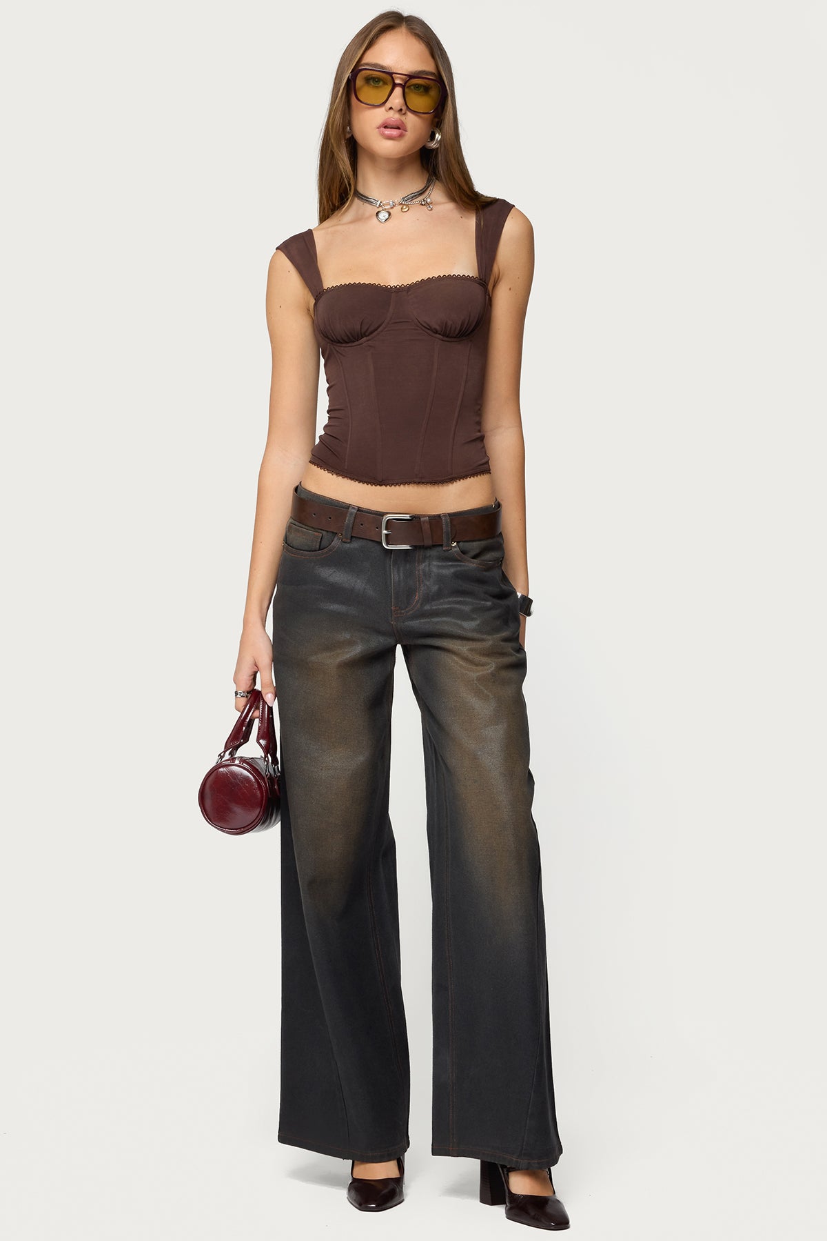 Marcella Wide Strap Corset-Milans Time