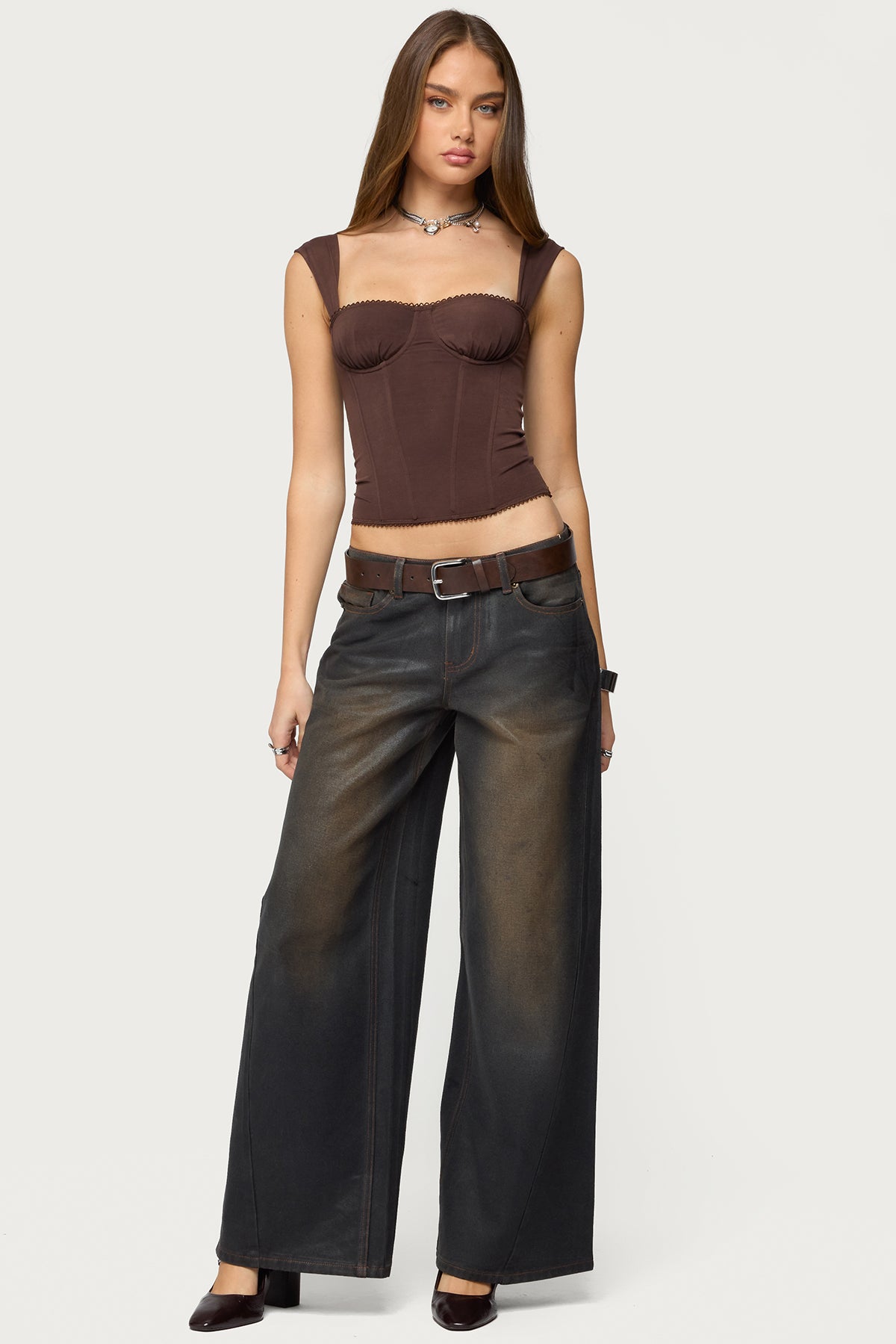 Marcella Wide Strap Corset-Milans Time