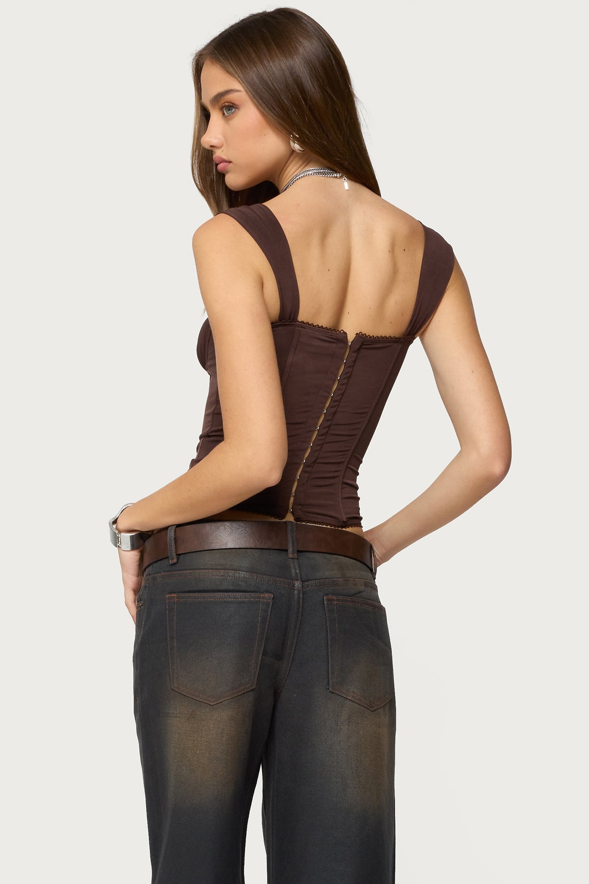 Marcella Wide Strap Corset-Milans Time
