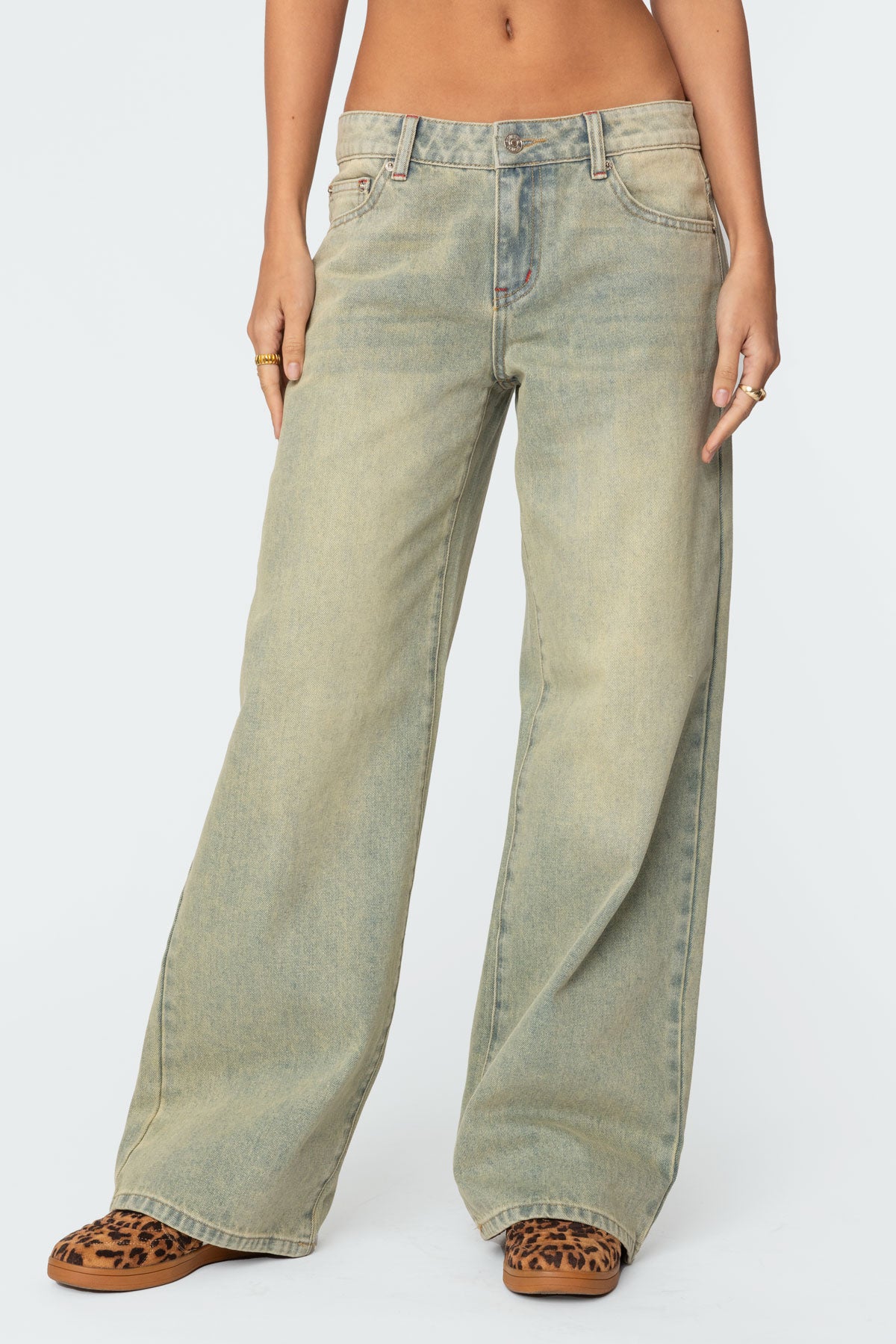 Ace Low Rise Baggy Jeans-Milans Time