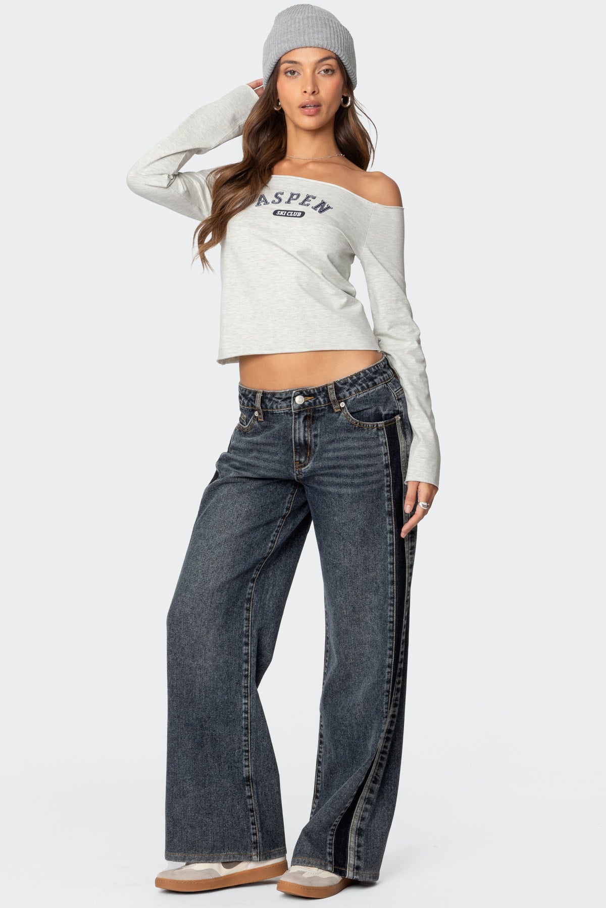 Aspen Ski Club Off Shoulder Top-Milans Time