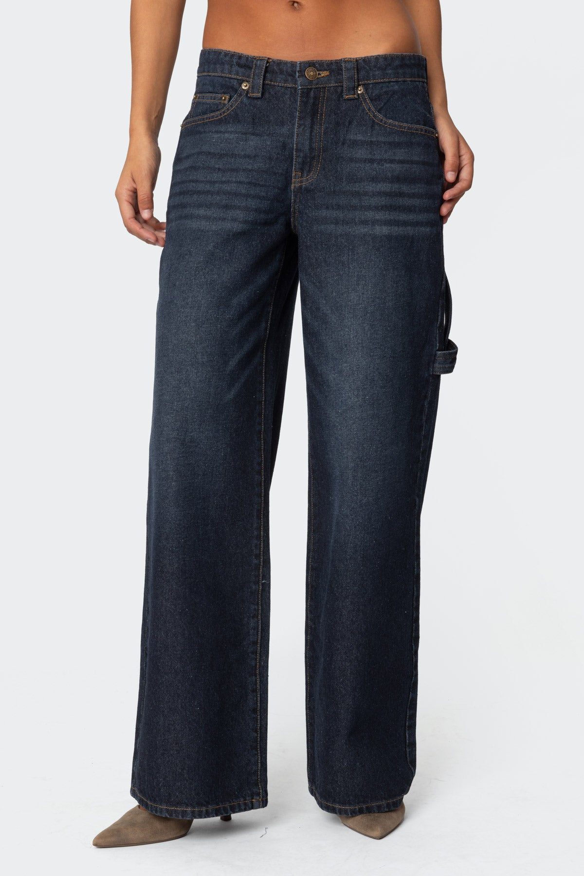 Carpenter Low Rise Baggy Jeans-Milans Time