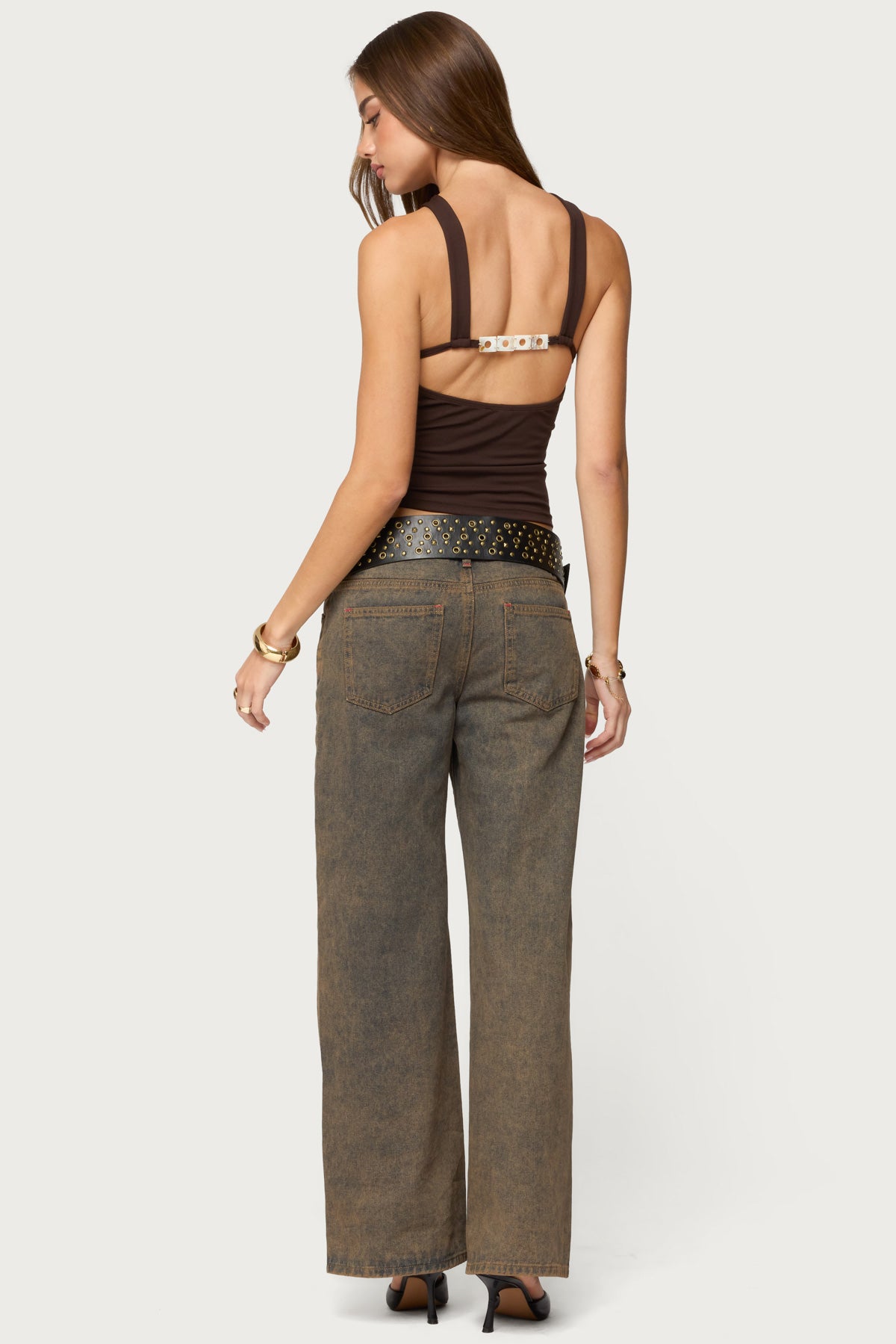 Dariah Twisted Crisscross Cutout Top-Milans Time